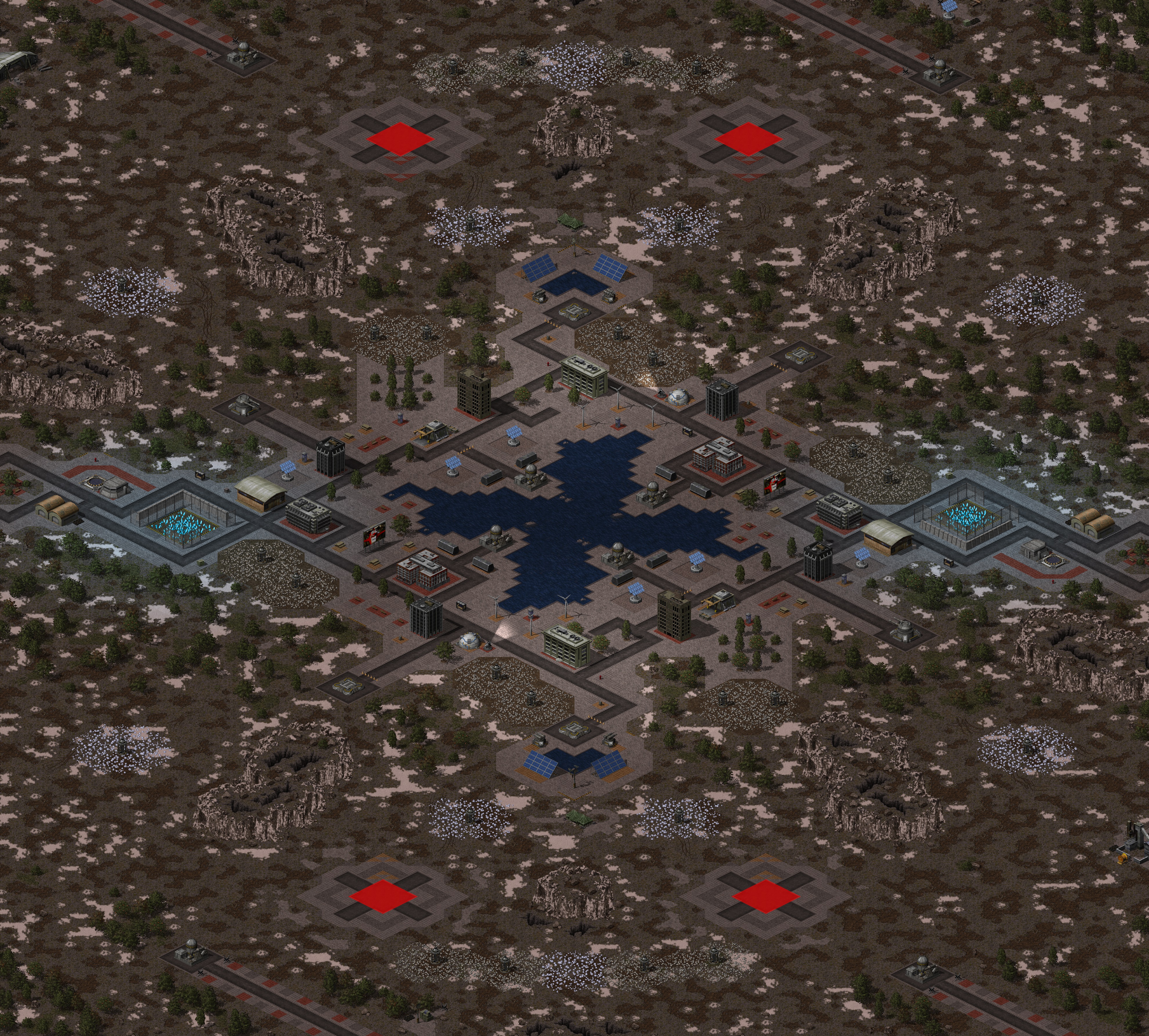 Rendered map: Blackout