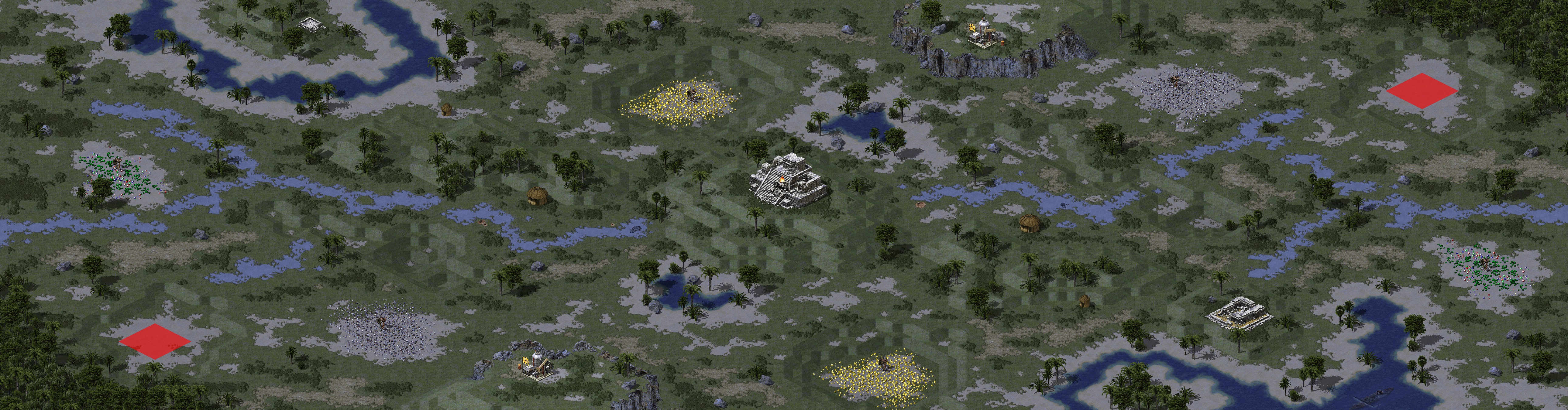 Rendered map: Tikal