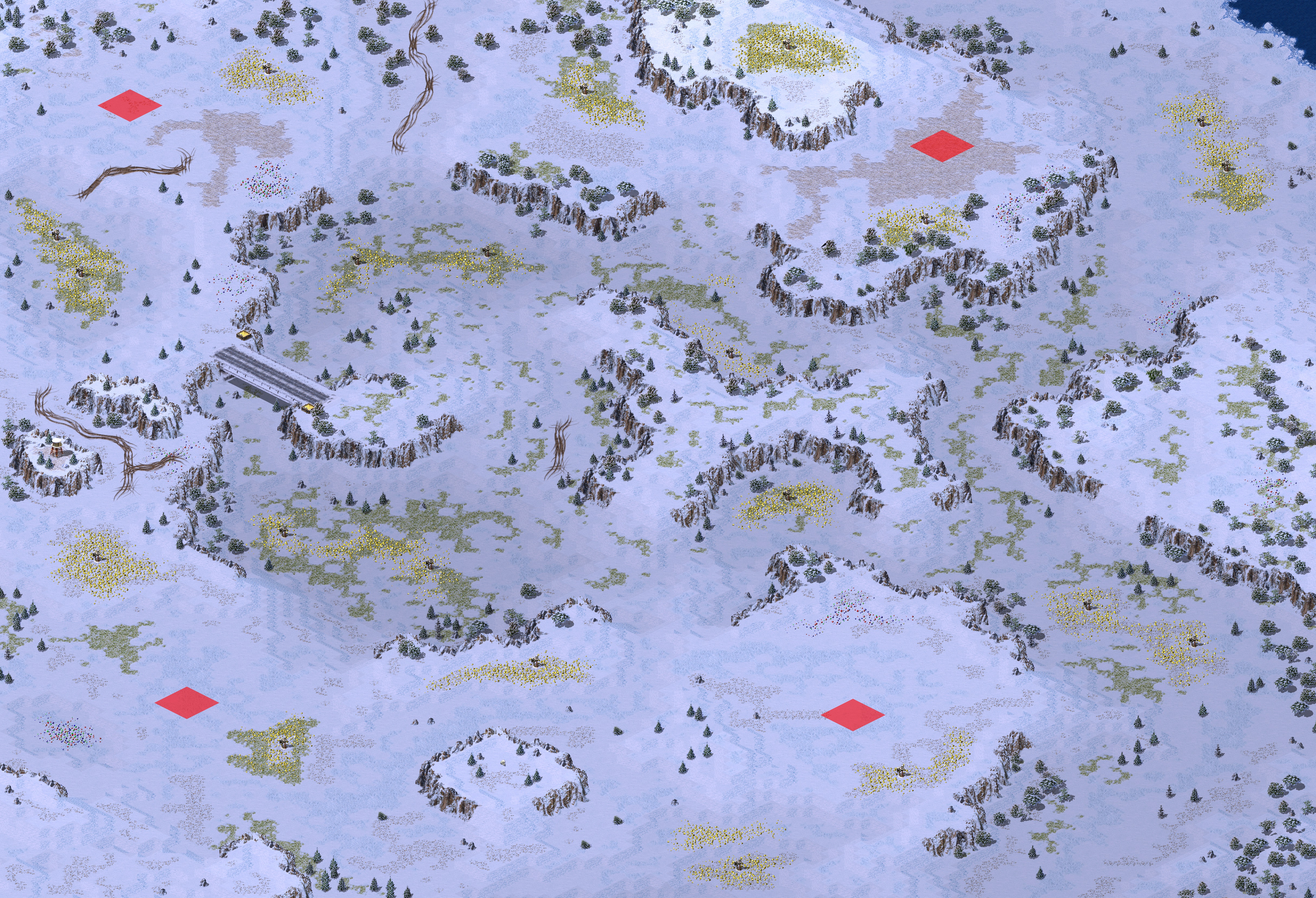 Rendered map: Caverns of Siberia