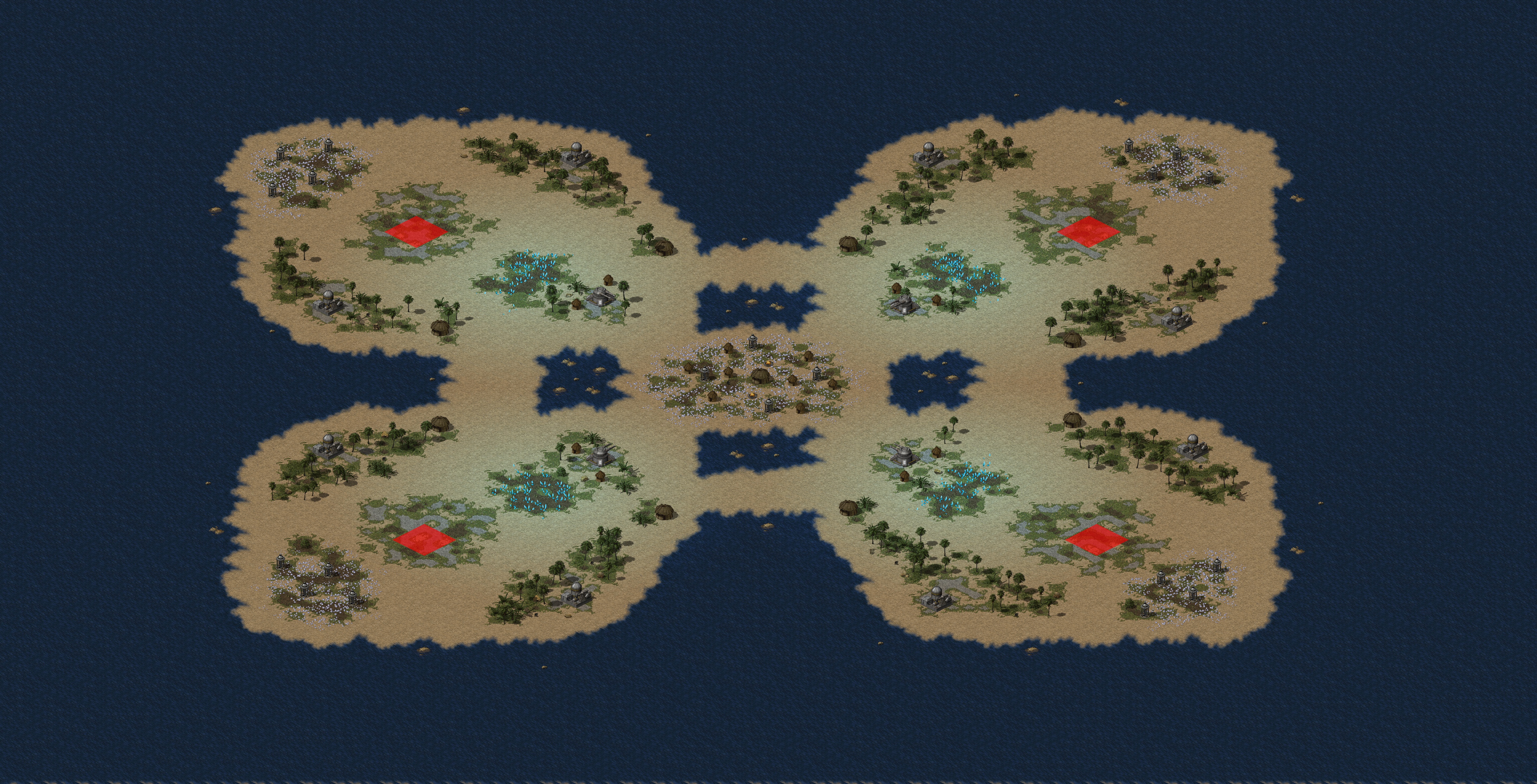 Rendered map: Tournament Island