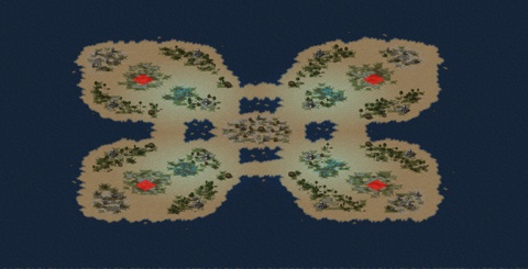 Rendered preview of Tournament Island