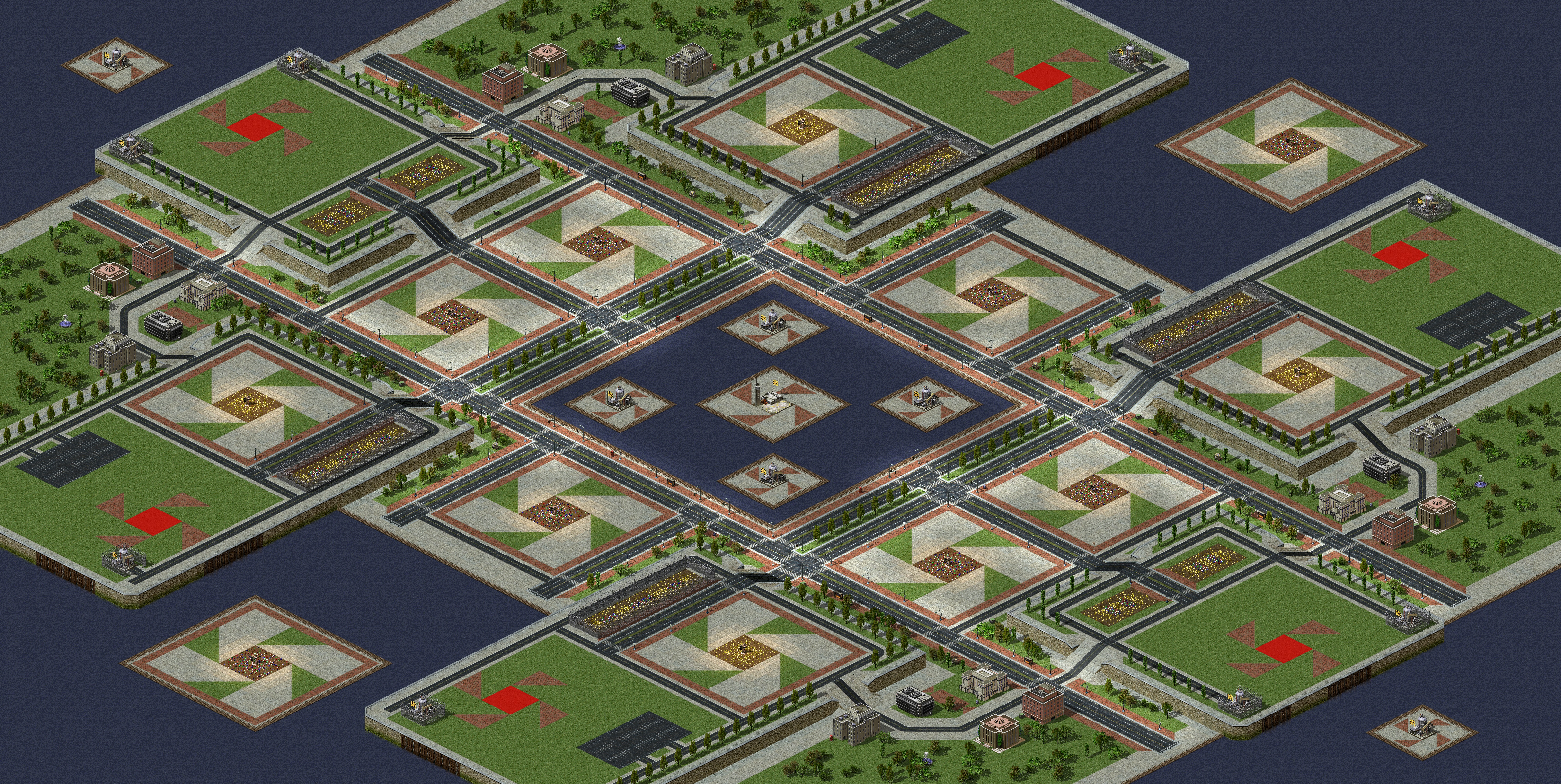 Rendered map: 风车之城（2~6）
