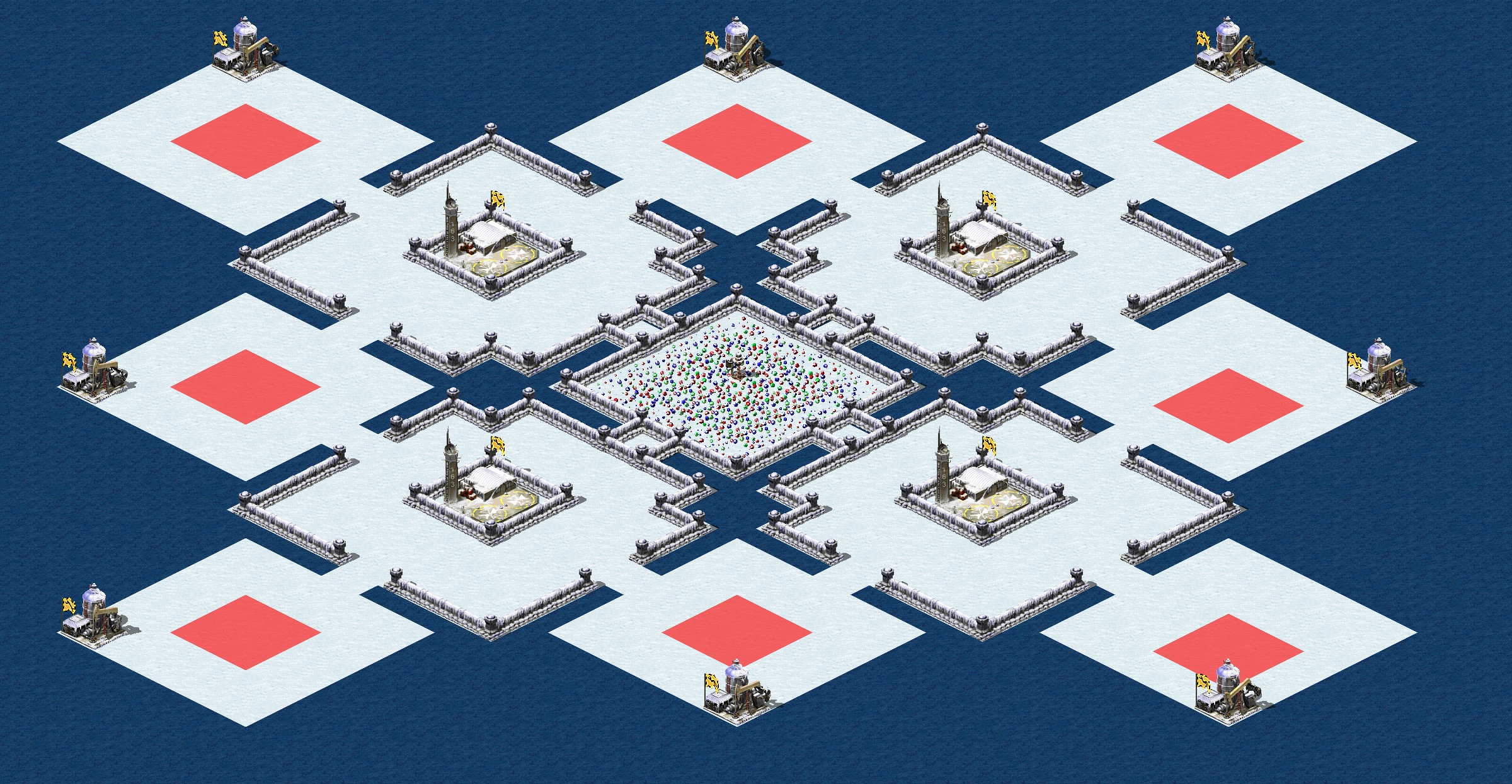 Rendered map: Snowy Sea (2)