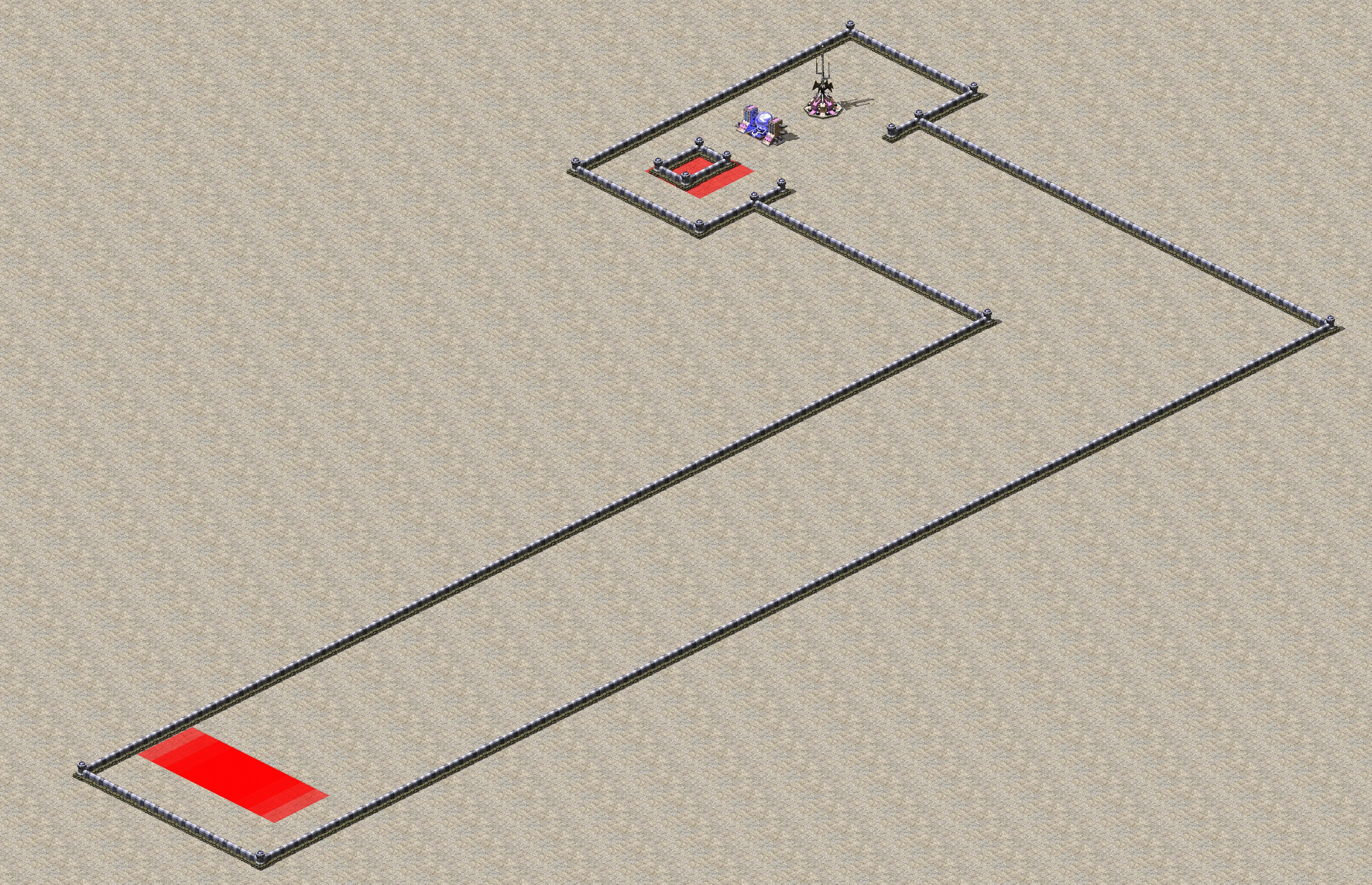 Rendered map: Trap and Evade