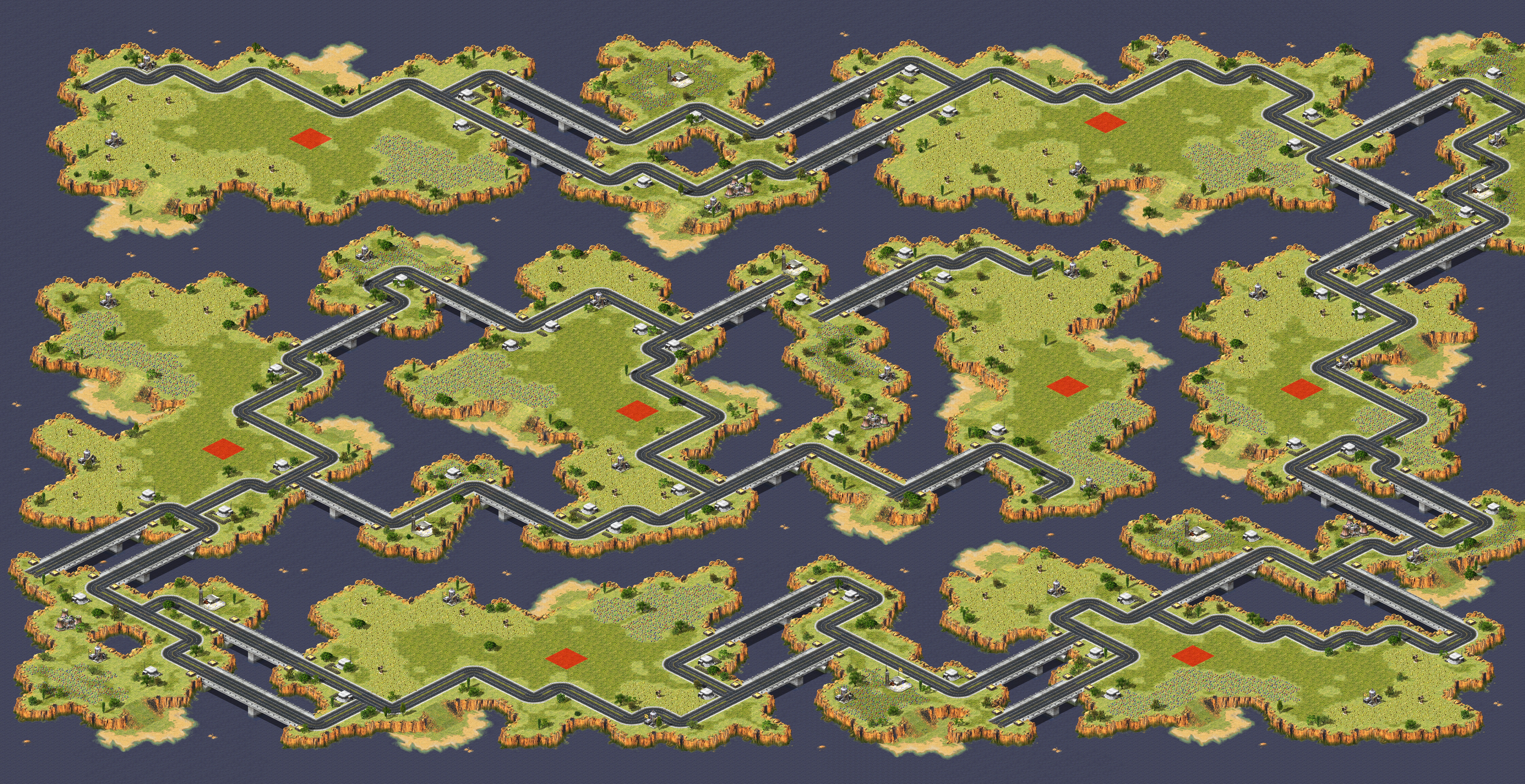 Rendered map: Route 66