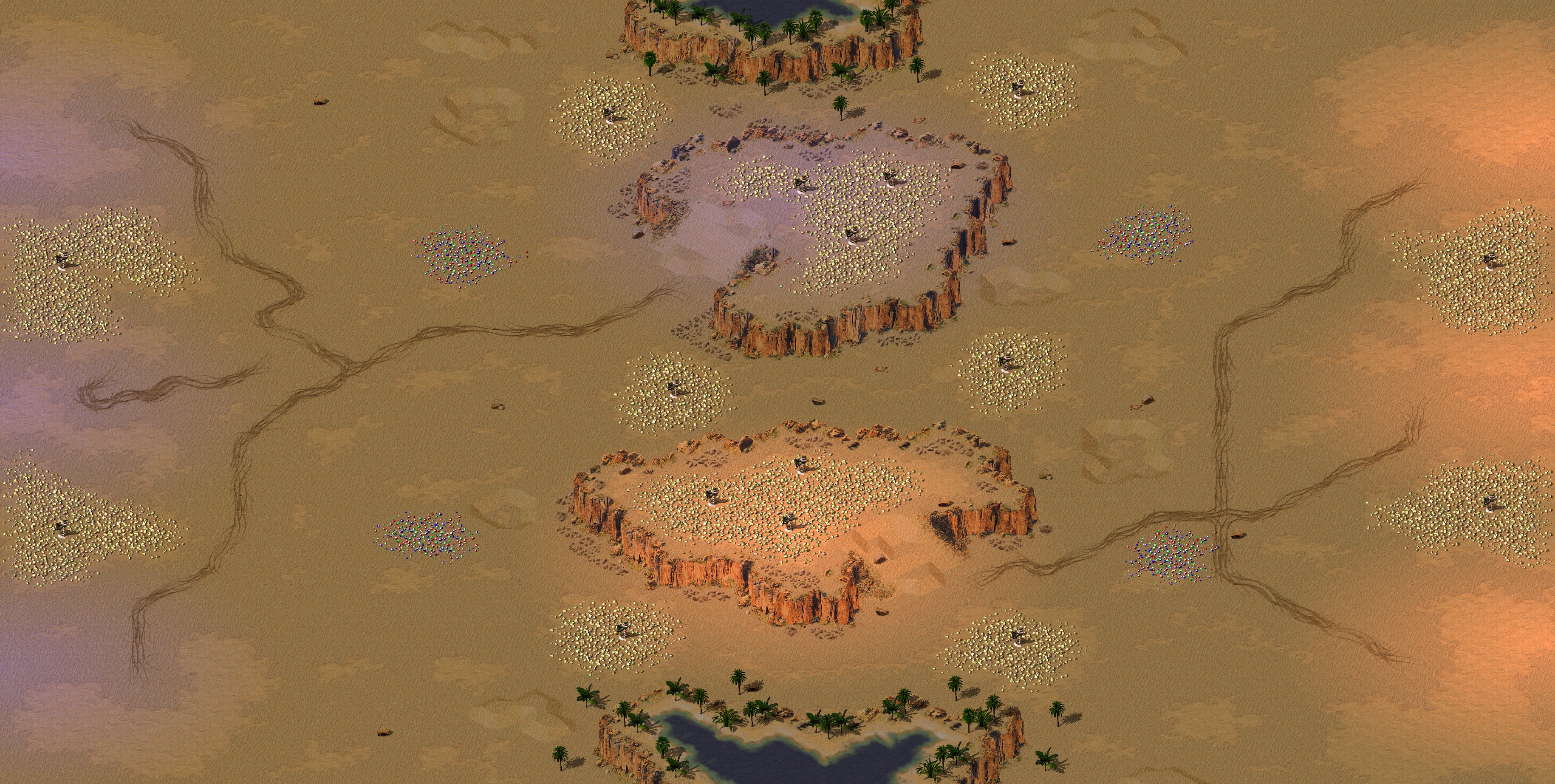 Rendered map: Egypt Vanilla 3v3