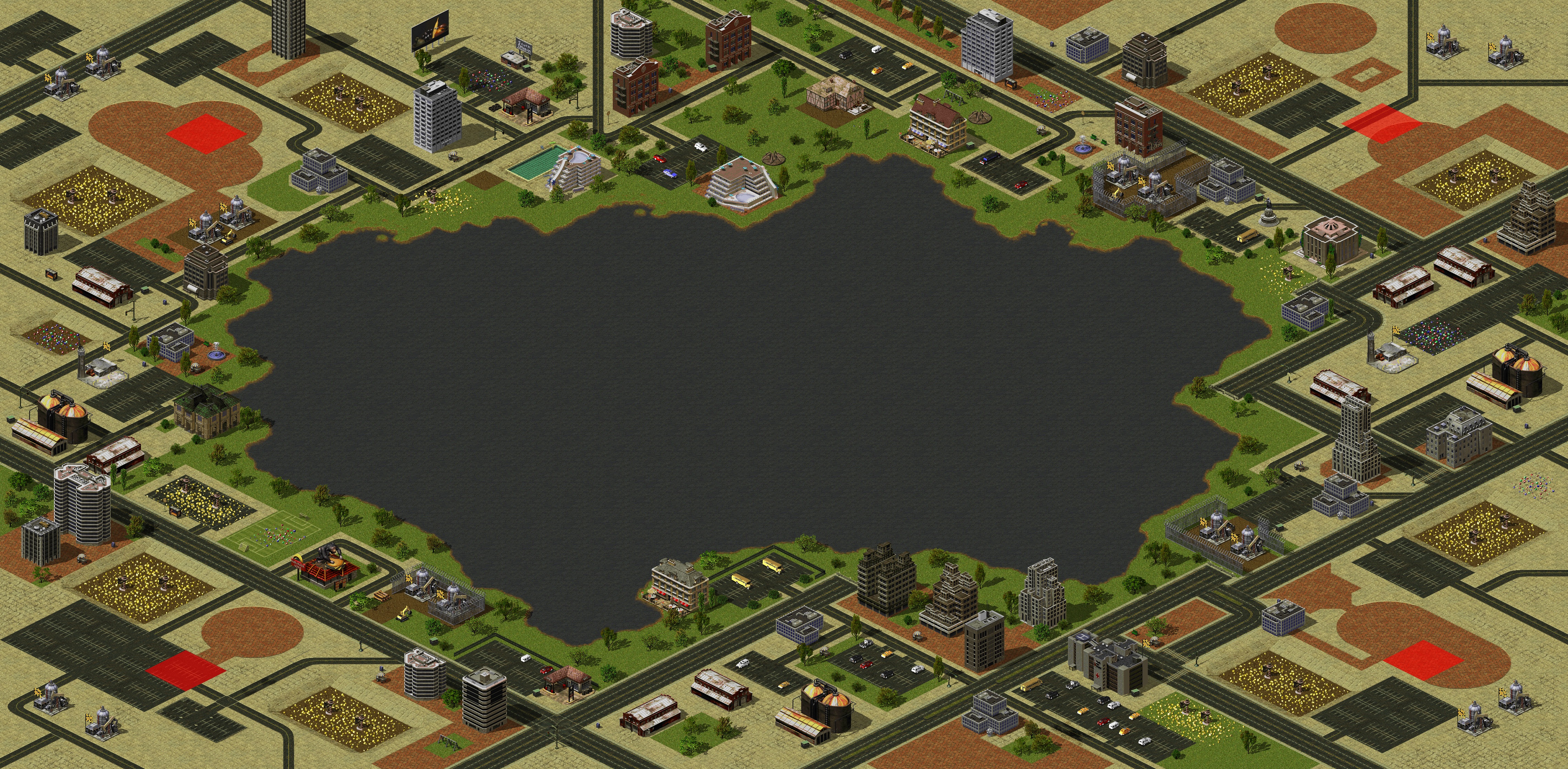 Rendered map: Black Eagle Tournament - Invasion SE