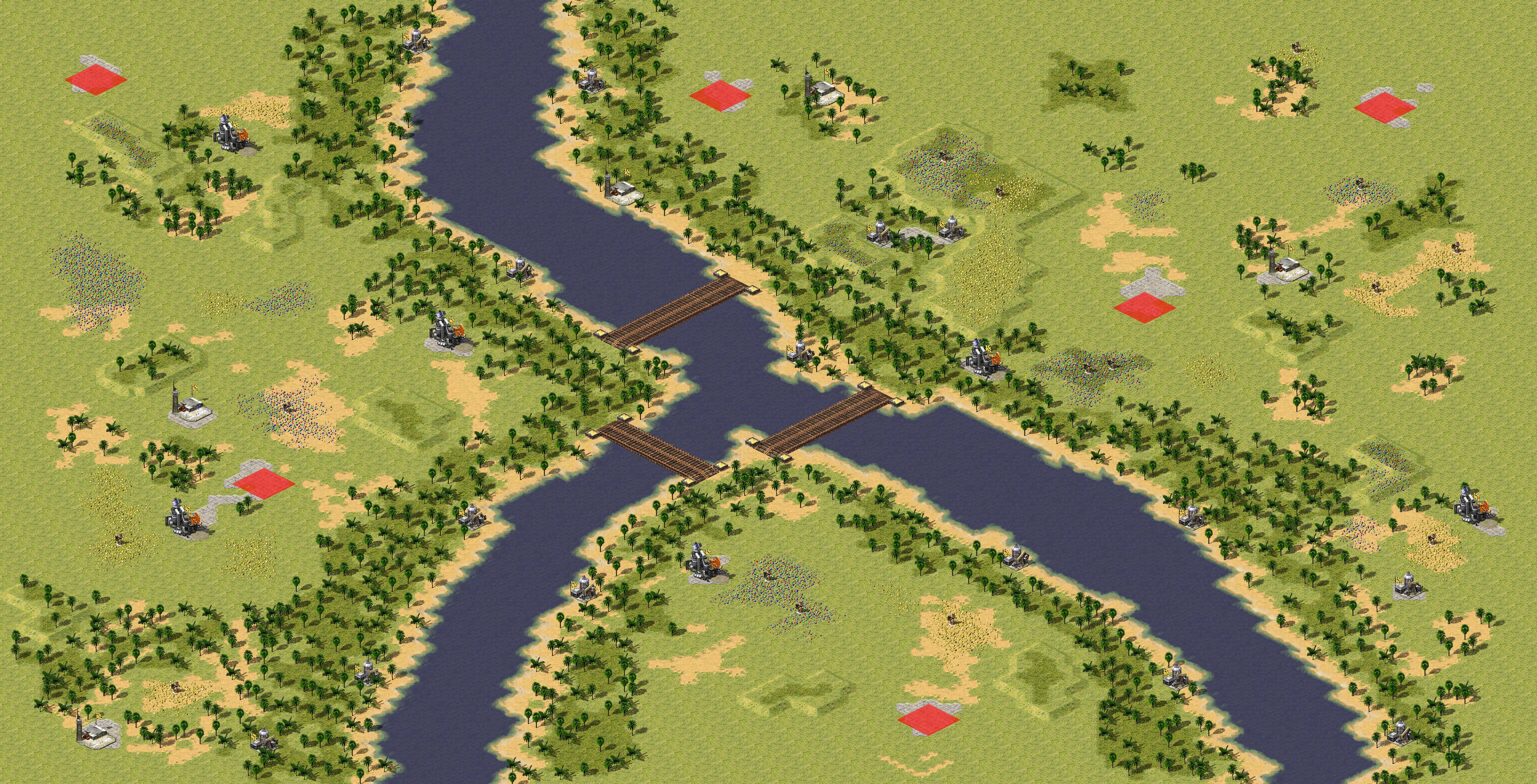 Rendered map: Jungle Inland Warfare