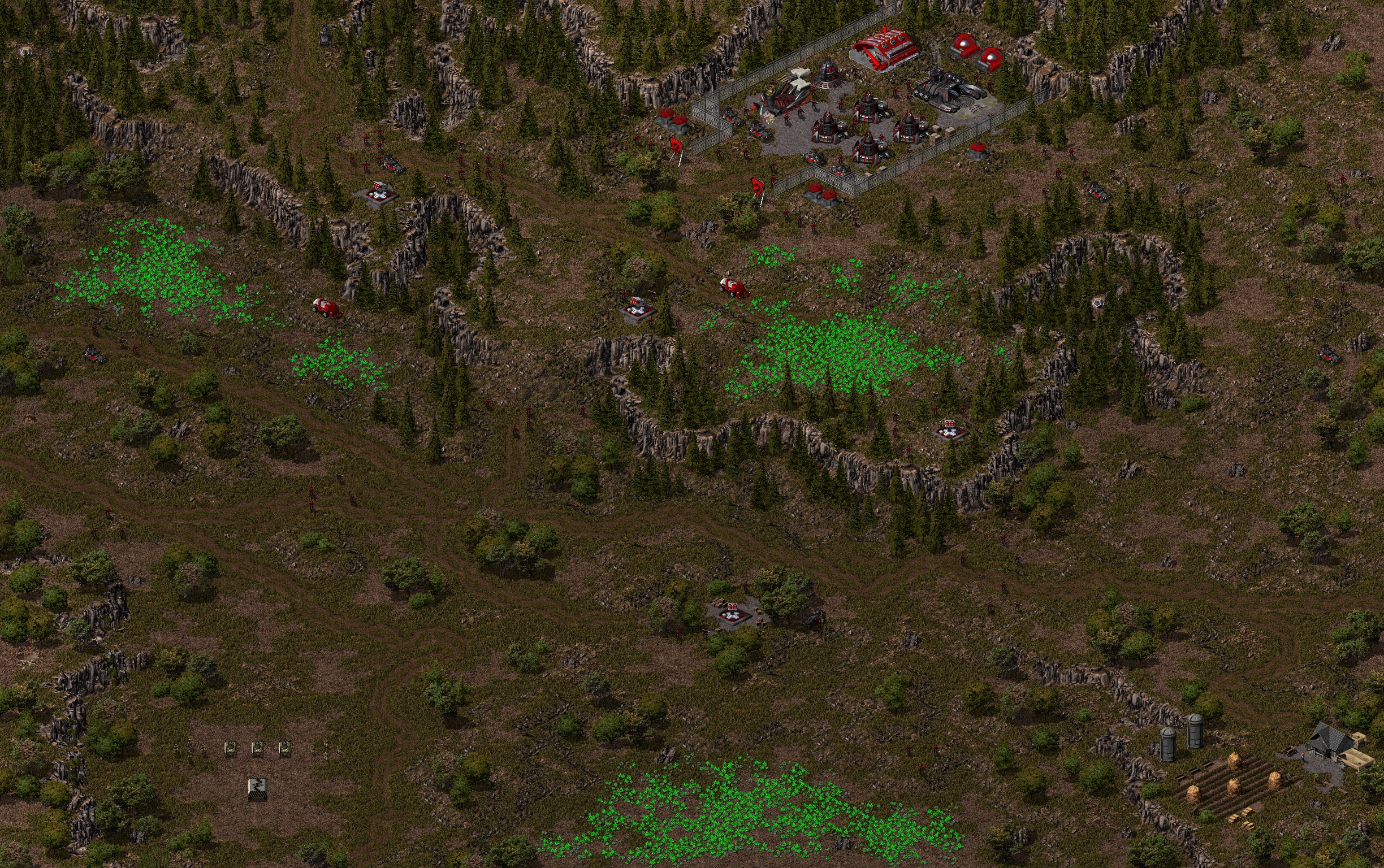 Rendered map: GDI Mission 02: Destroy the SAM Sites