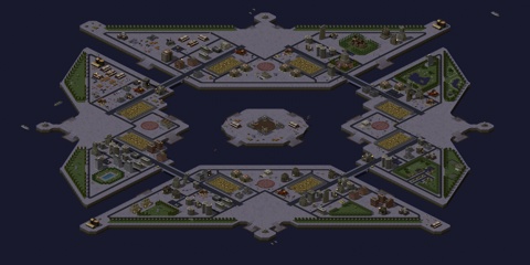 Rendered preview of 4 City Blocks