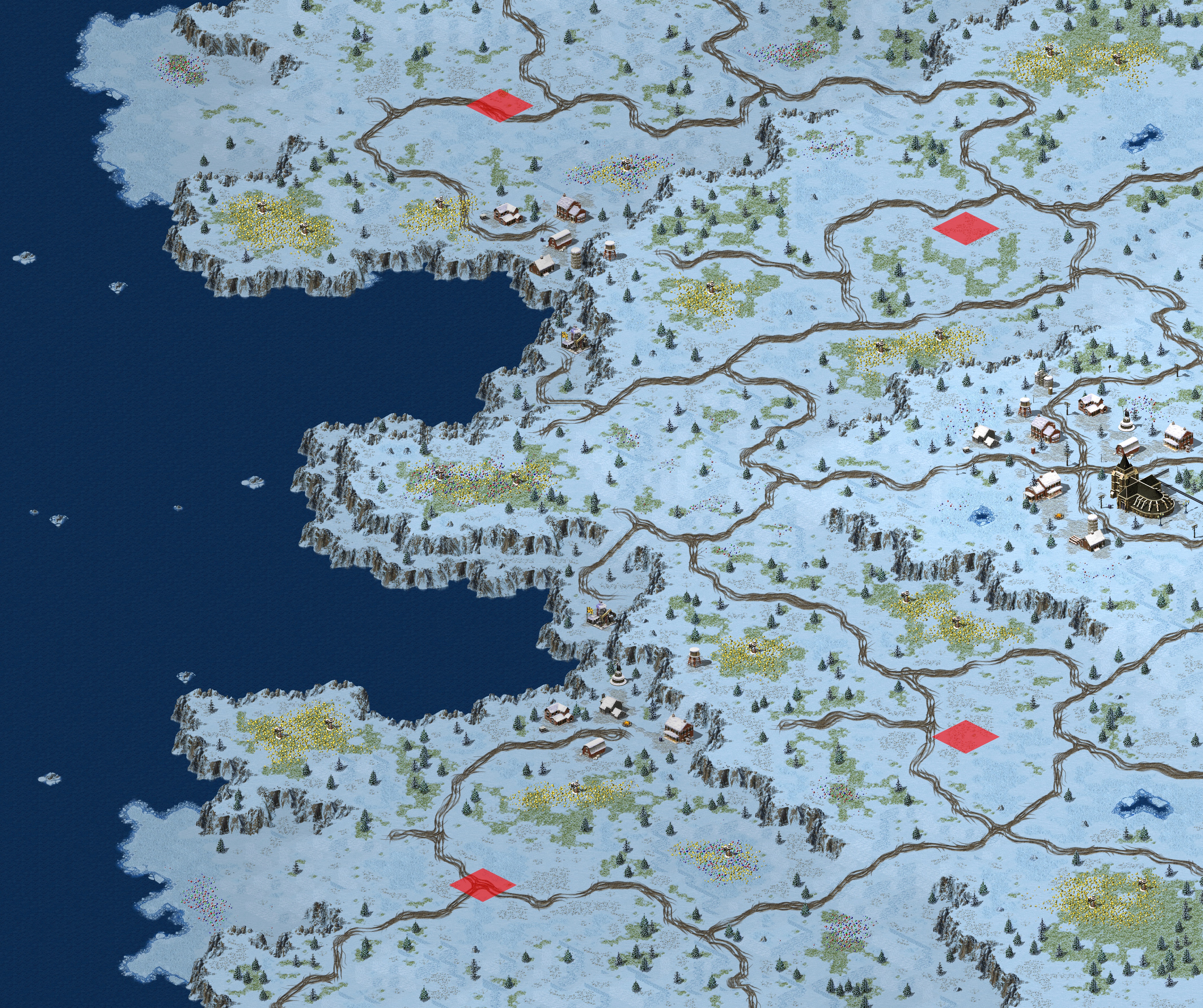 Rendered map: 峡湾 作者：头号玩家版