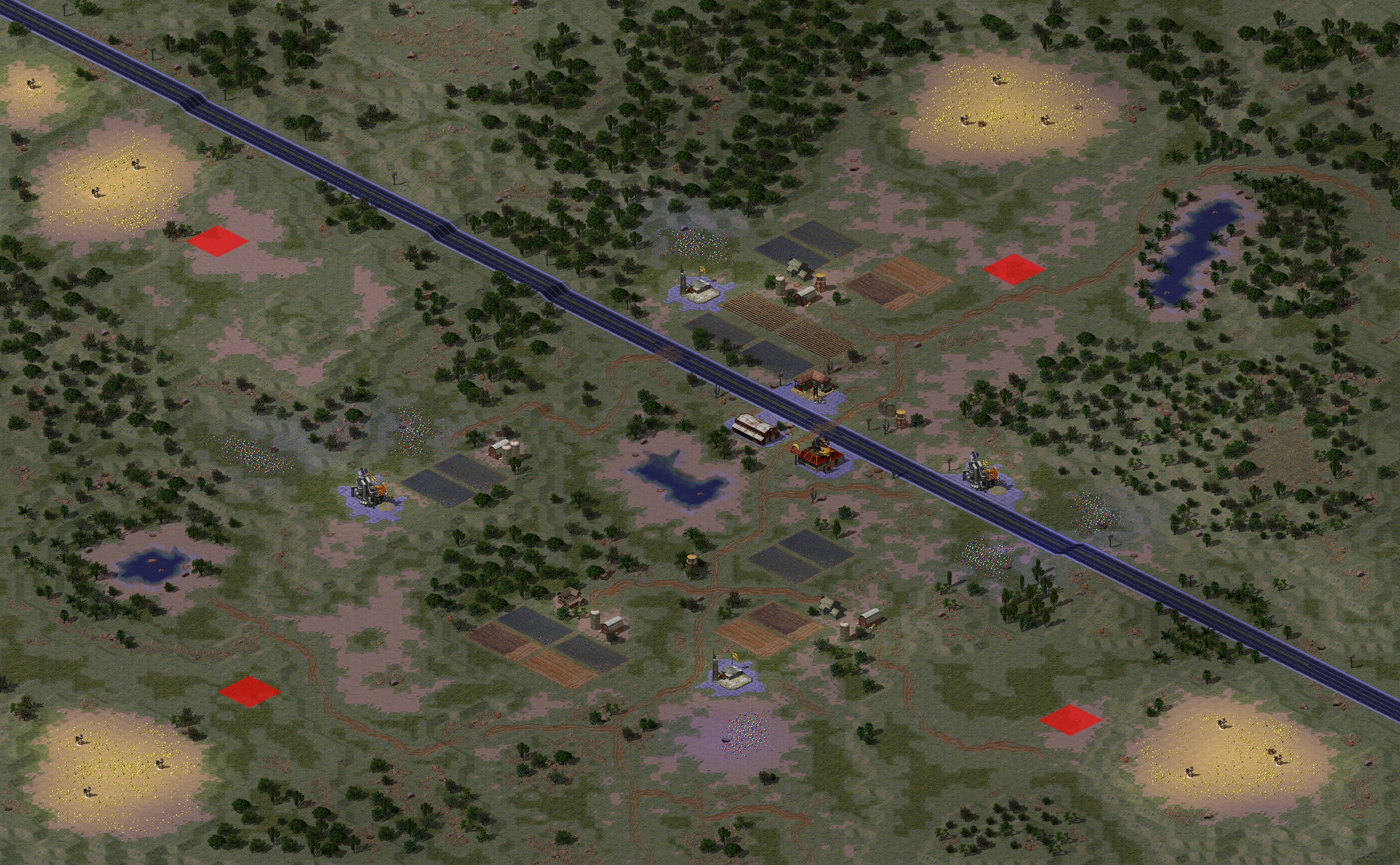 Rendered map: [4] Golden State Freeway LE v1.14