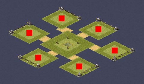 Rendered preview of Six Petals Patch - Allied-Soviet Balanced