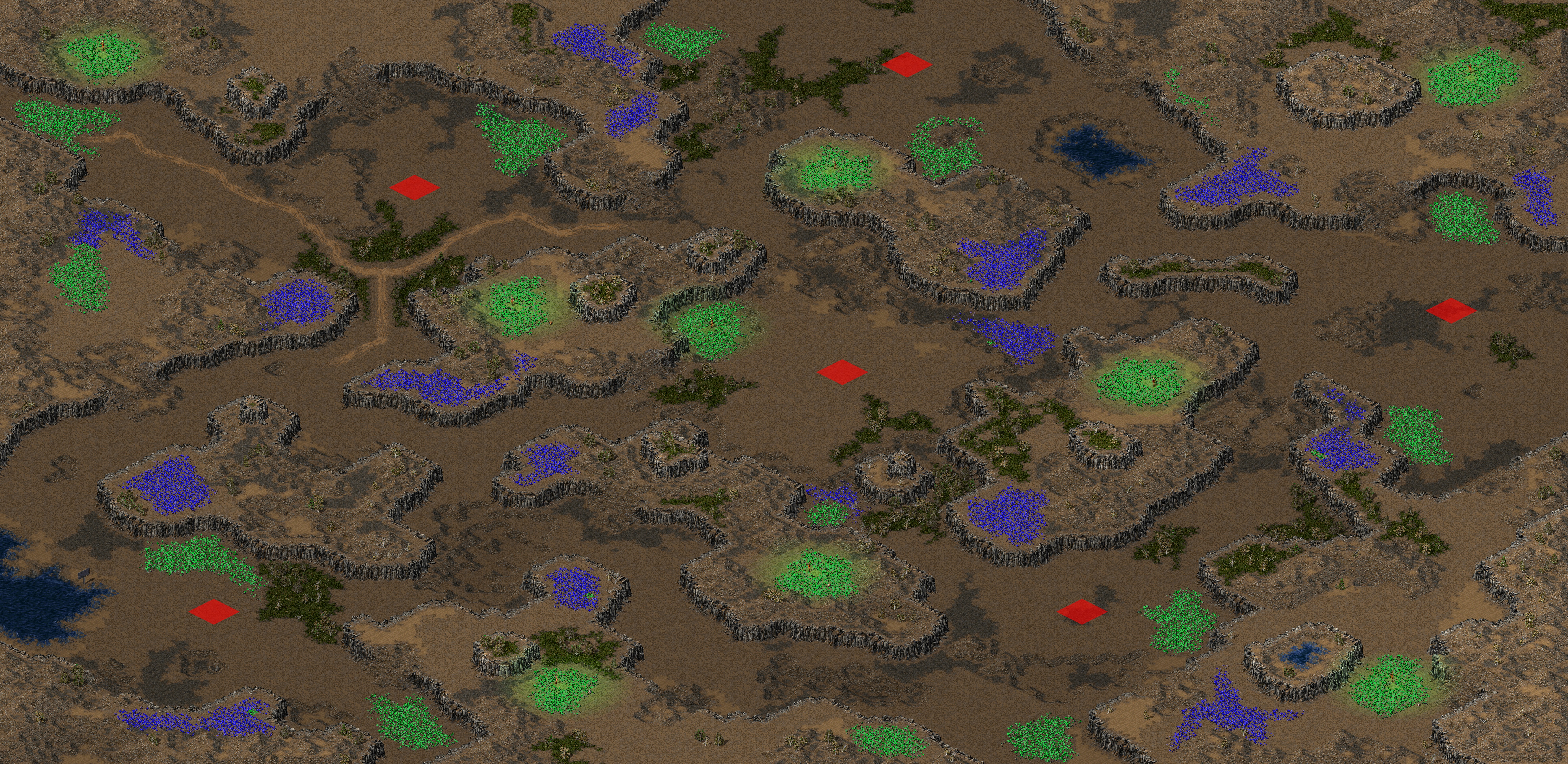 Rendered map: (6) Cliffs of Insanity