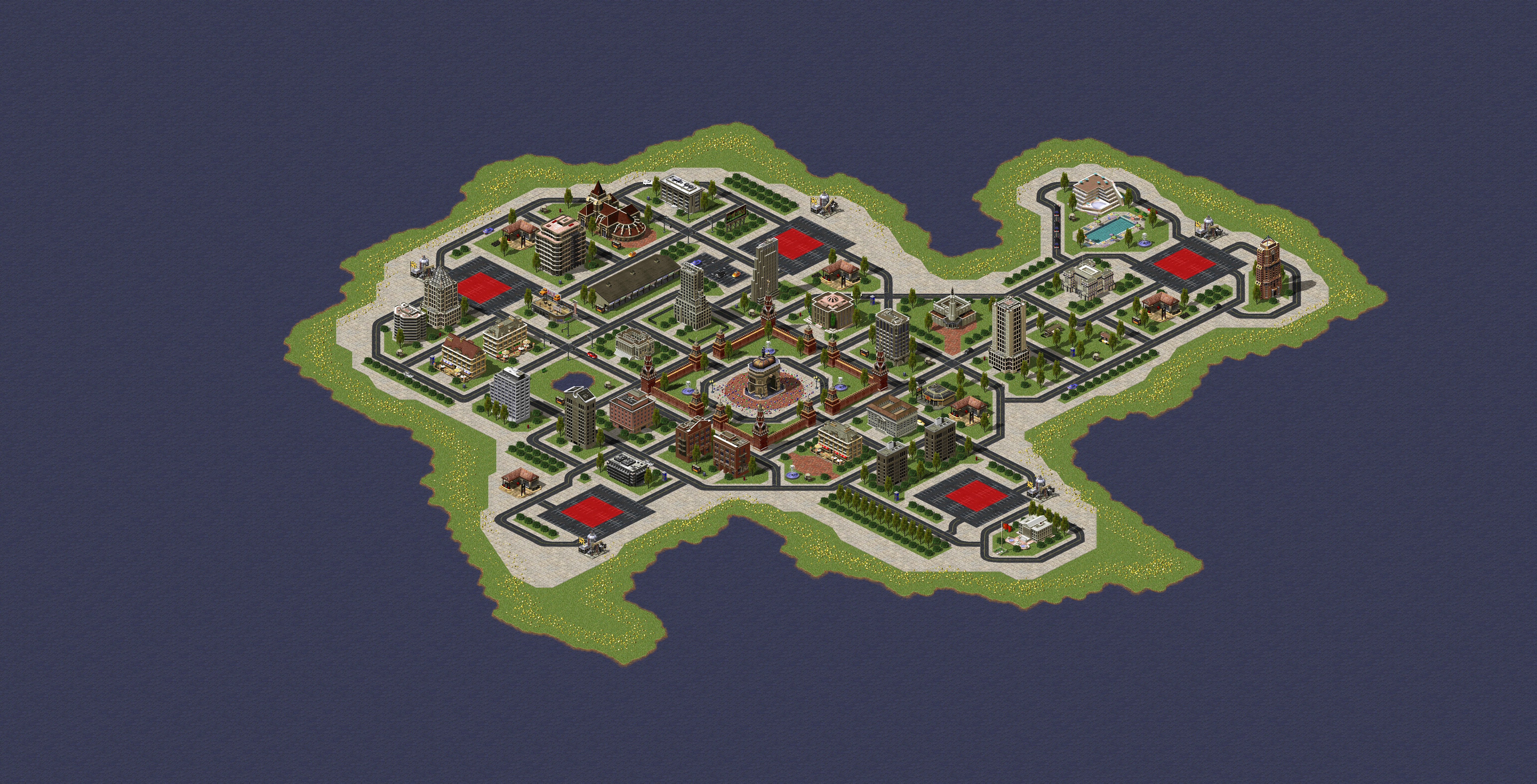 Rendered map: Romantic Arch
