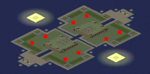 Rendered preview of Left vs Right (4v4)