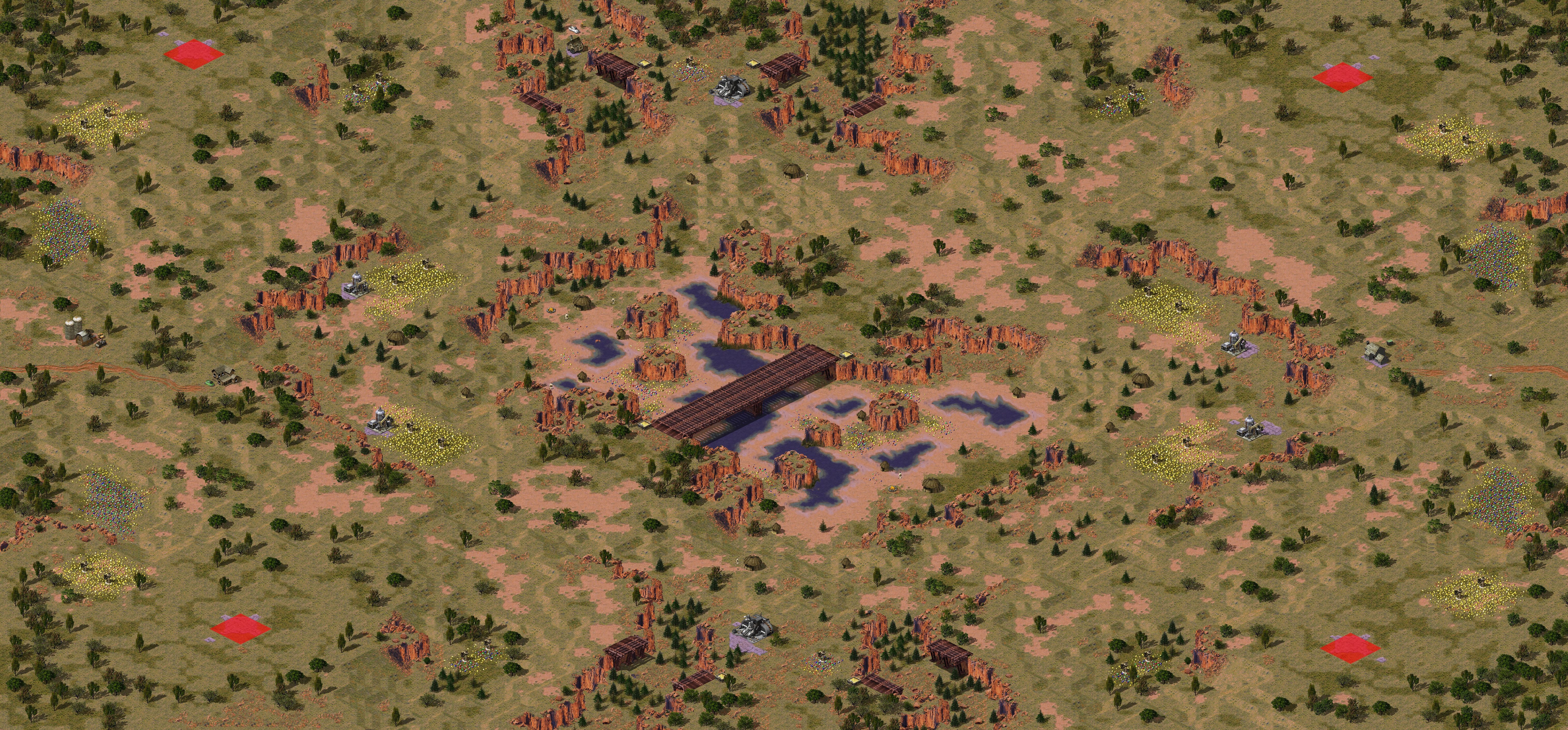 Rendered map: Lowlands