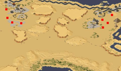 Rendered preview of North Africa Desert Tank Battle