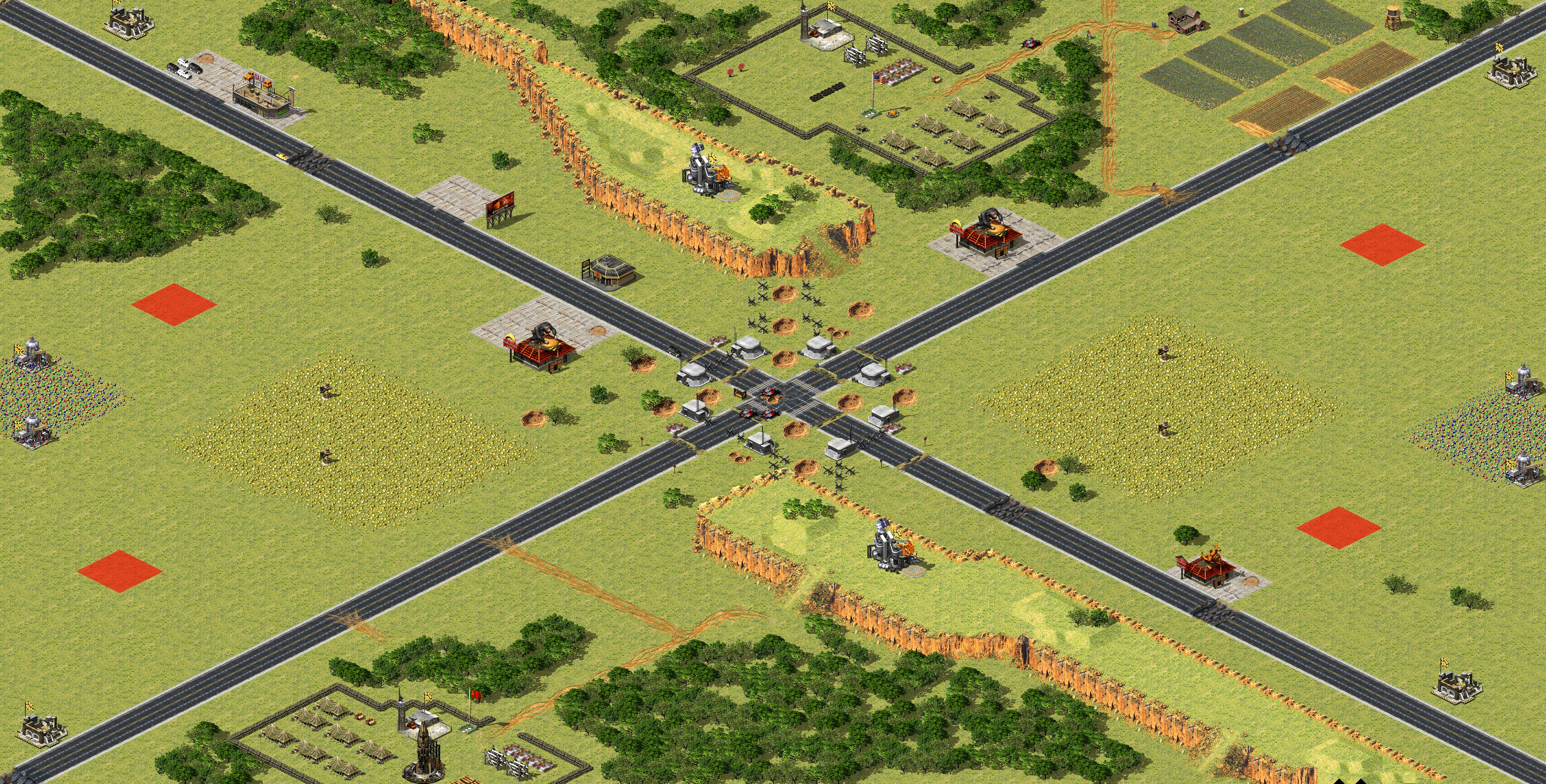 Rendered map: BorderTown