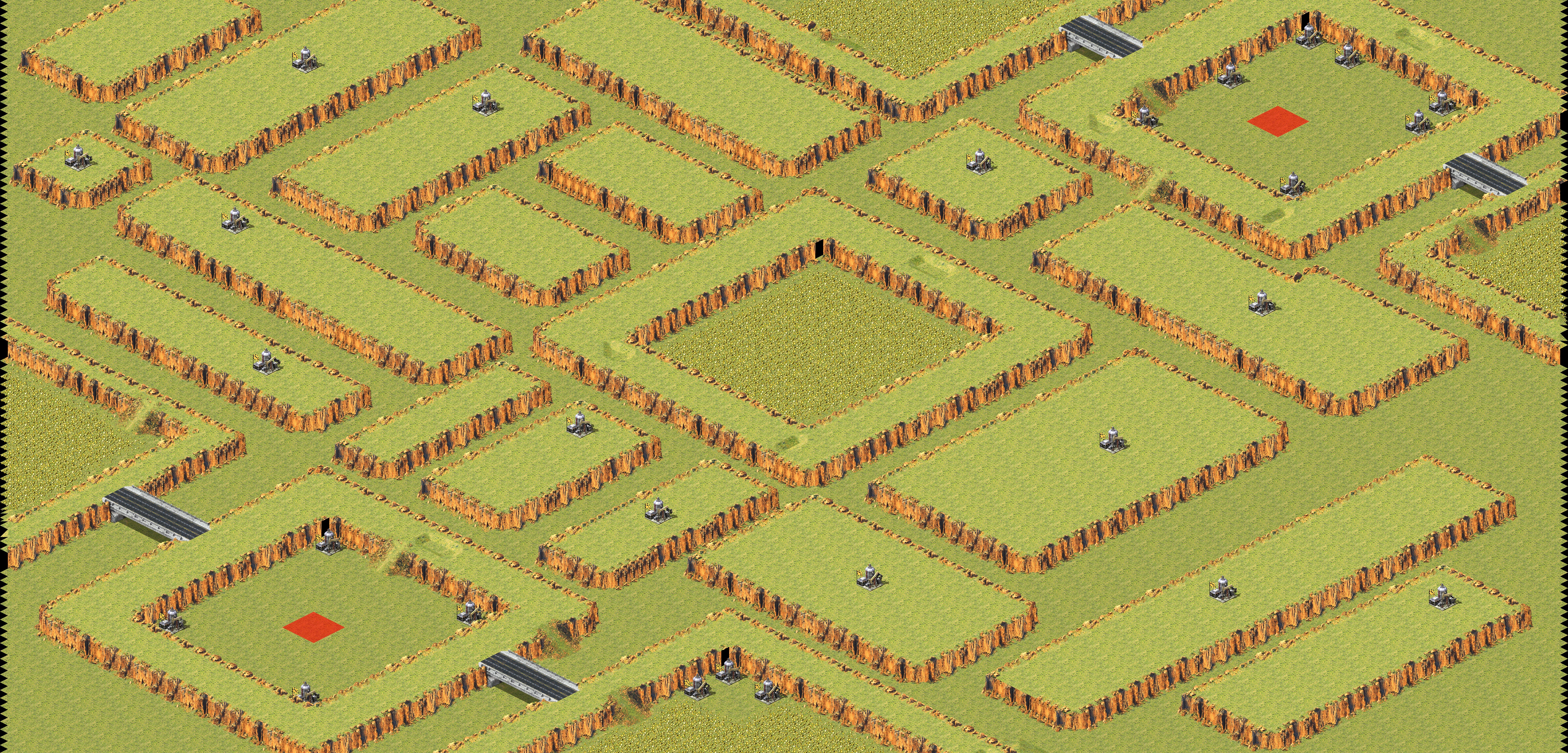 Rendered map: Trench Warfare