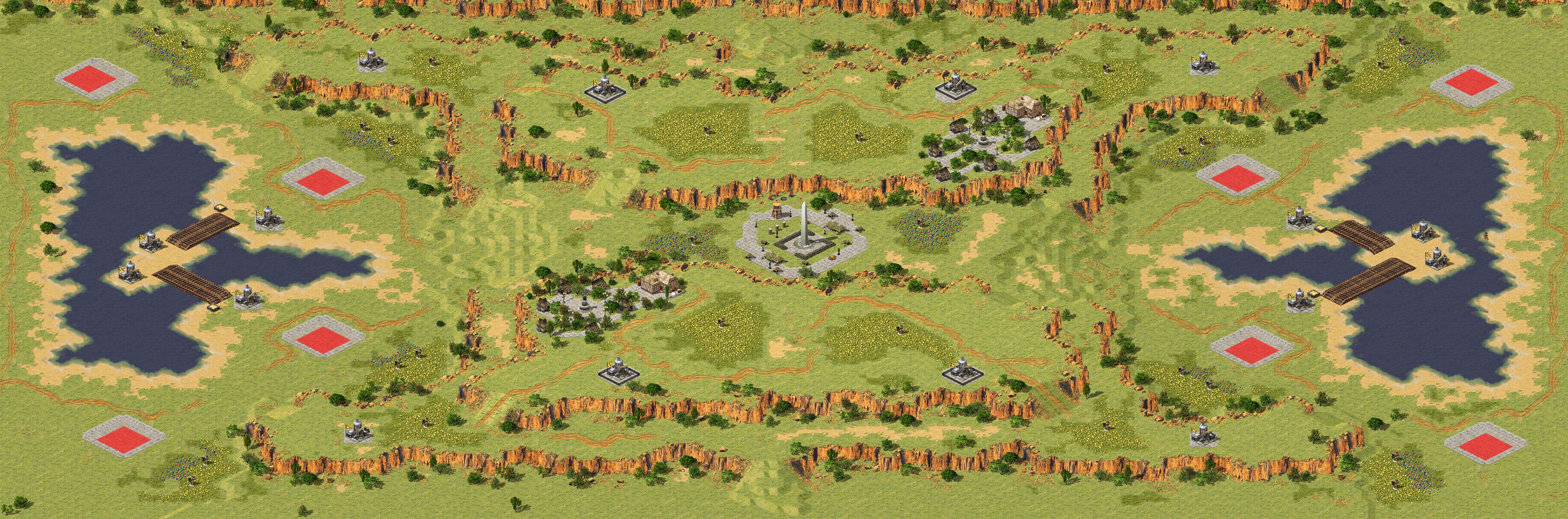 Rendered map: 坚守领土LE（2-8）