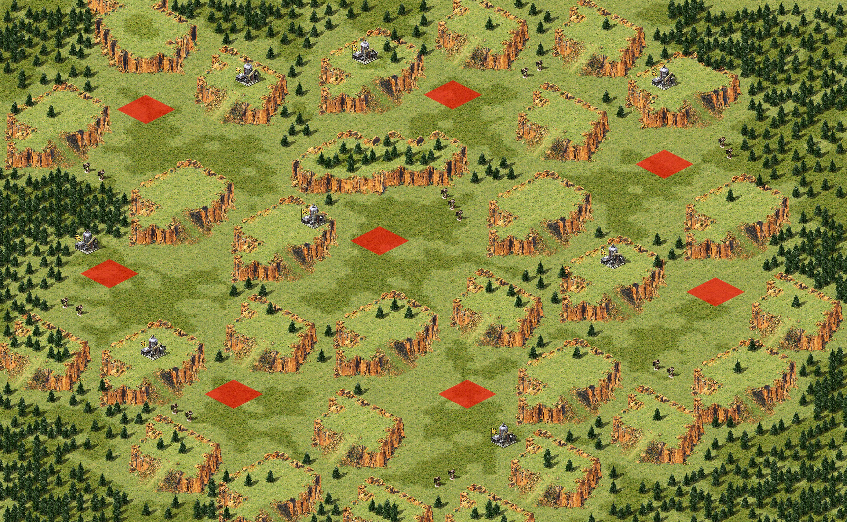 Rendered map: Each Patch Cliff Edition