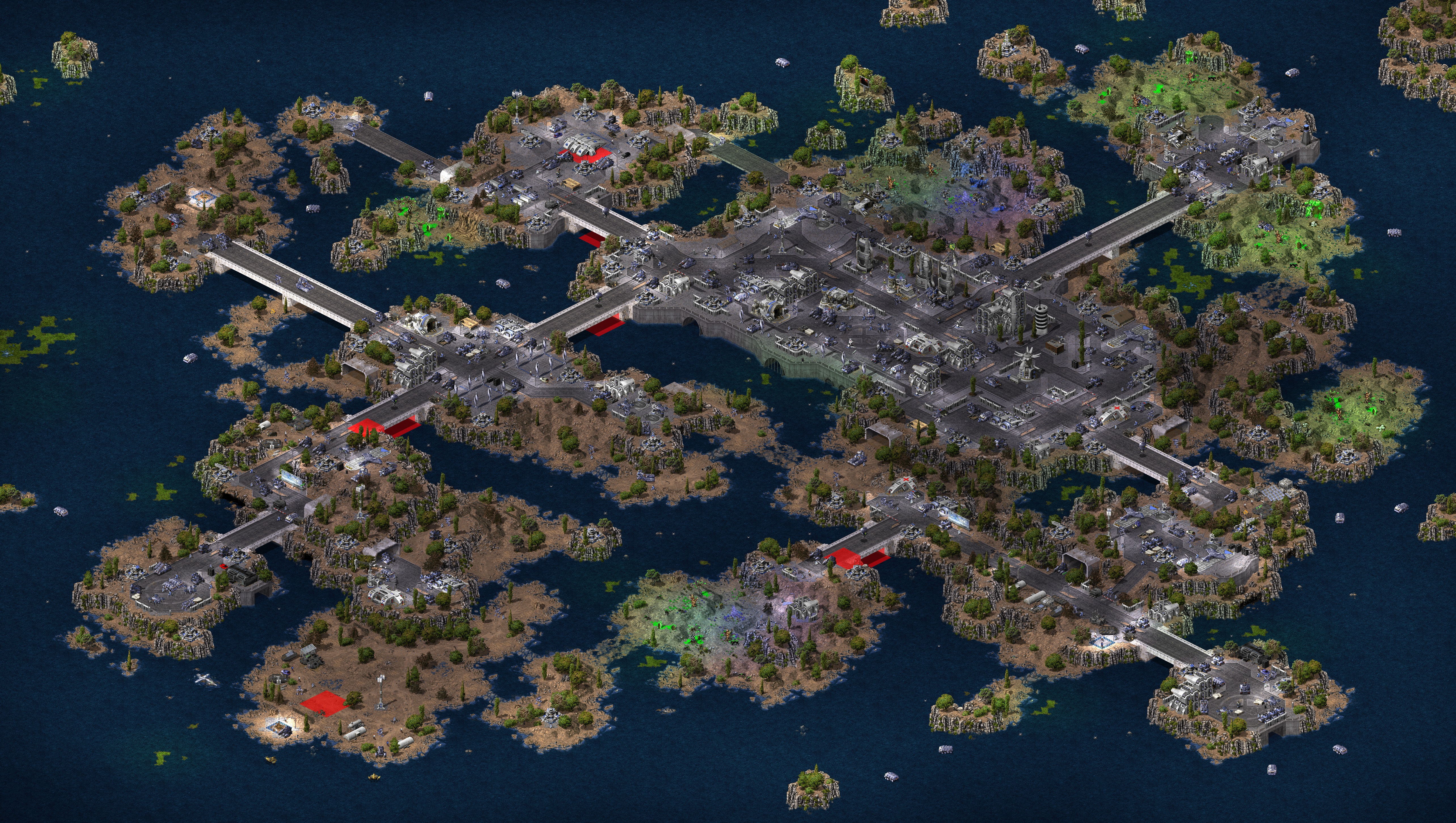 Rendered map: GDI Mission 12: Isolation