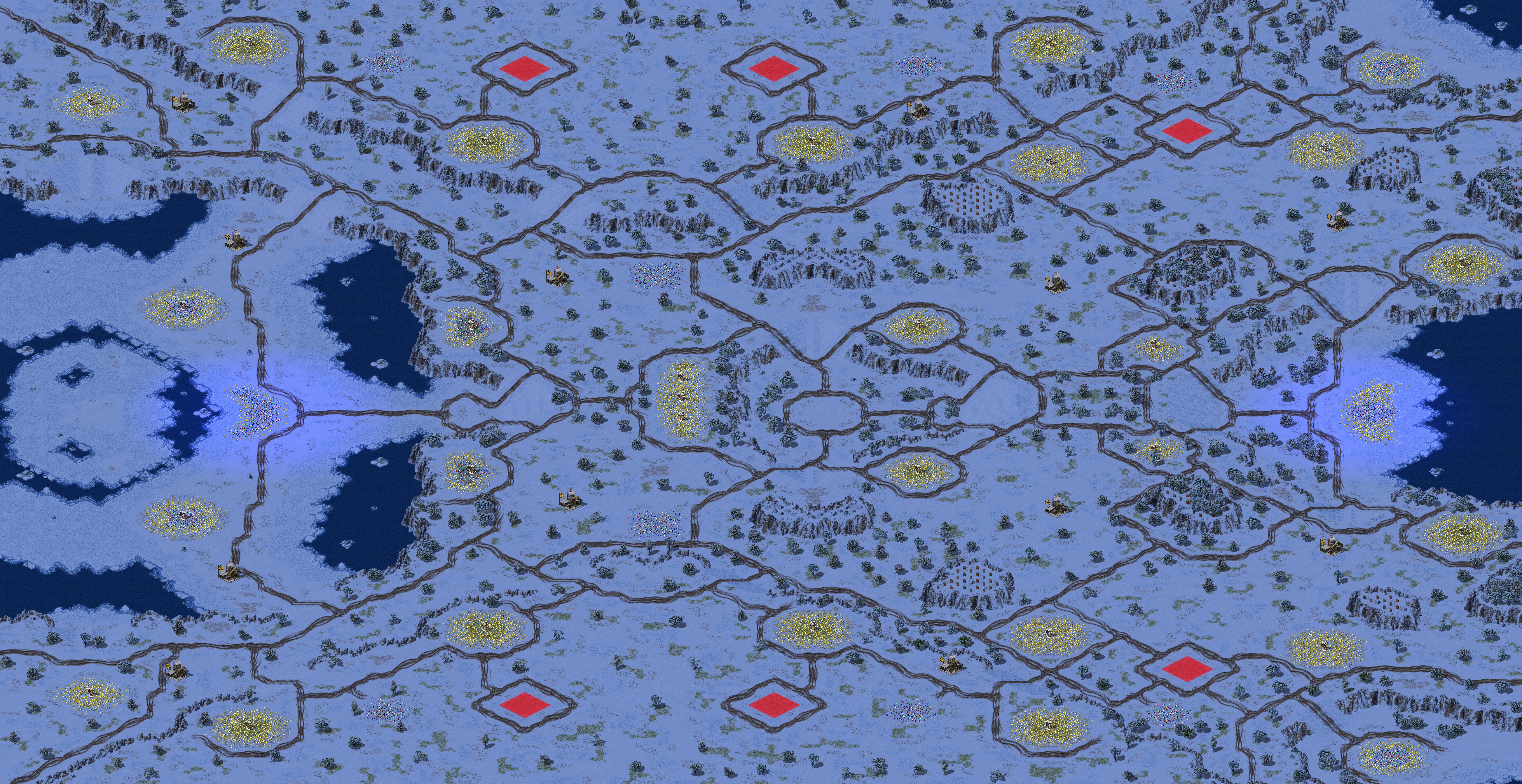 Rendered map: 暴雪之巅