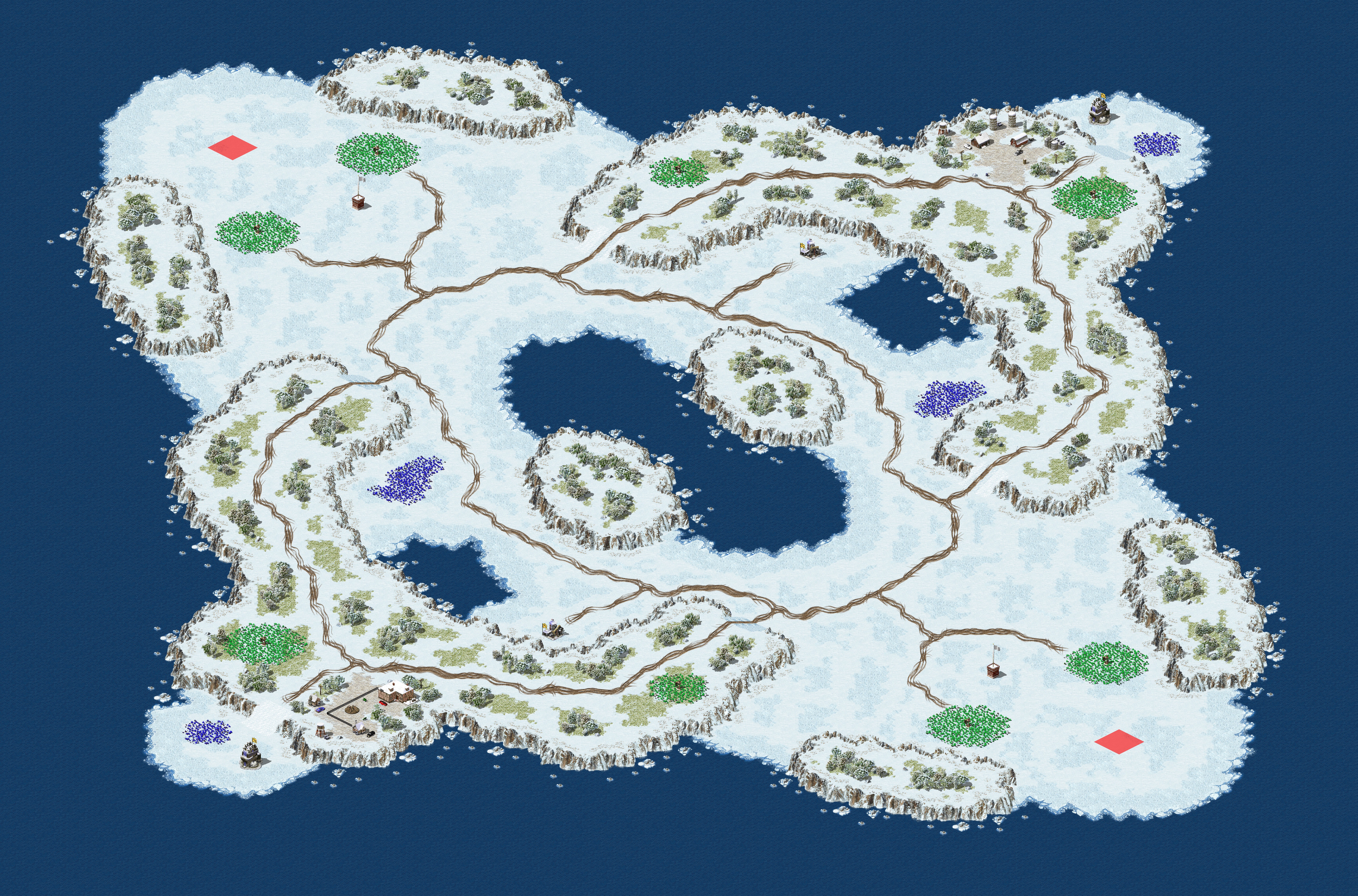 Rendered map: (2) Shivering Isles