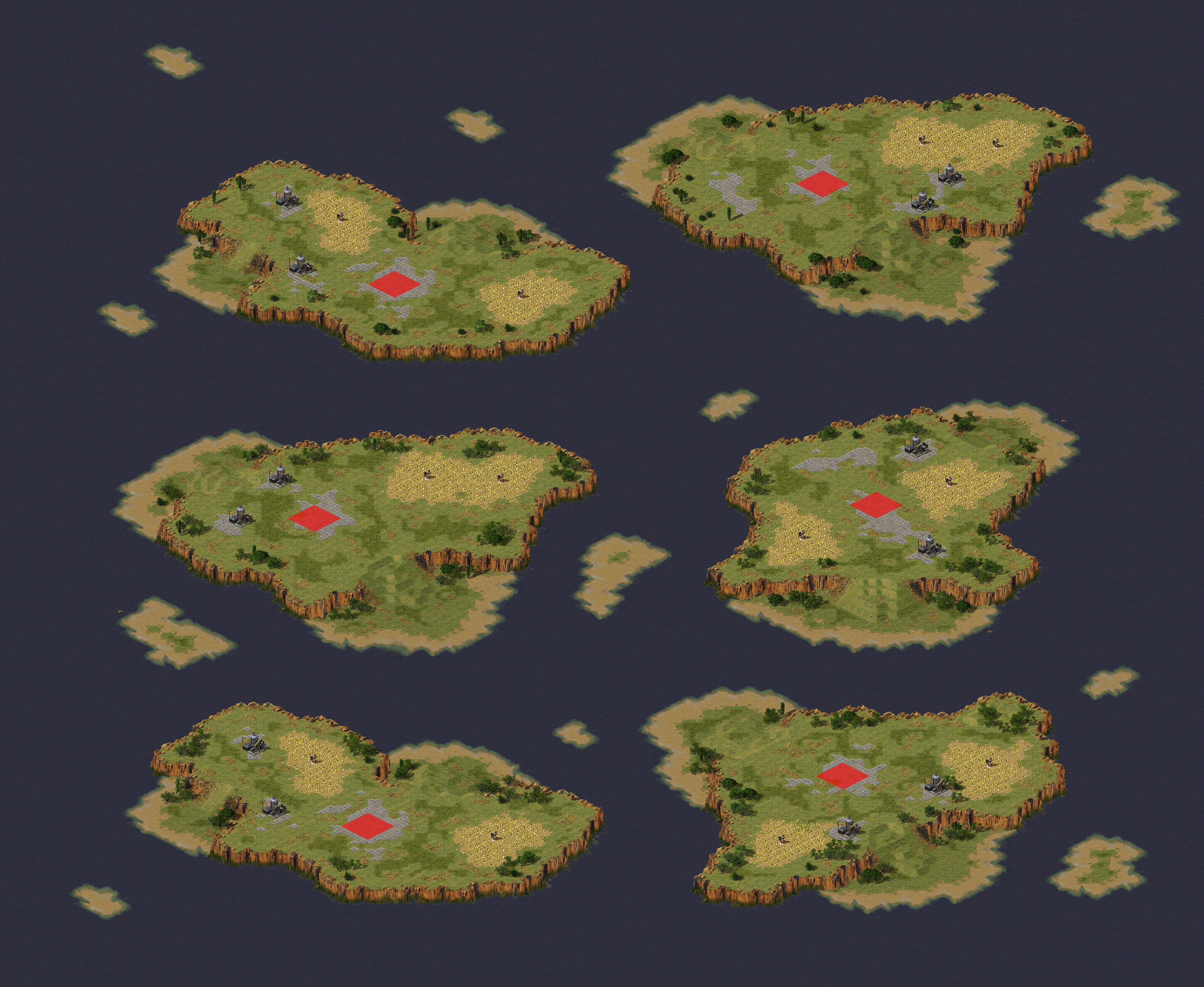 Rendered map: 海啸3v3②