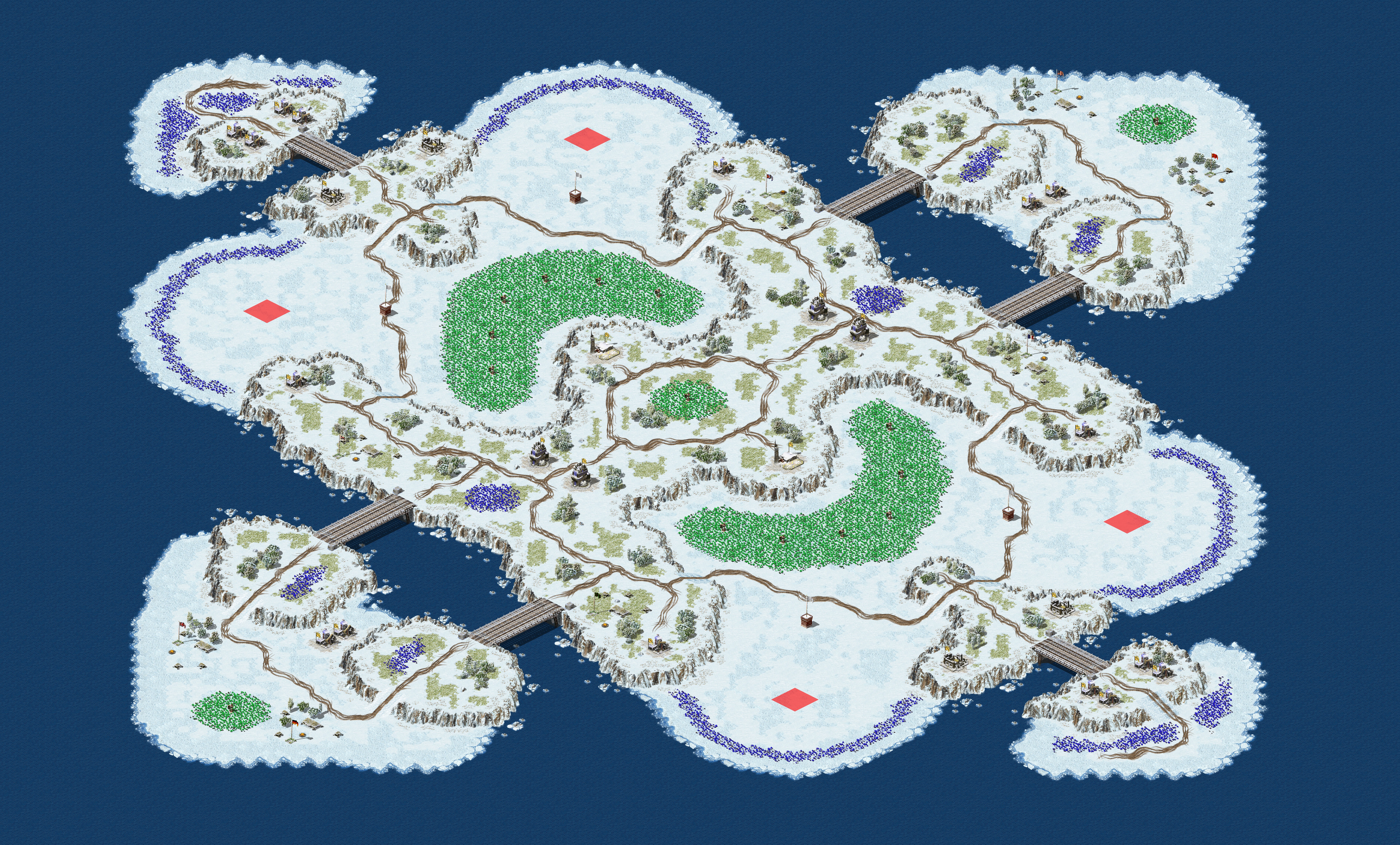 Rendered map: (4) Polar Oblong