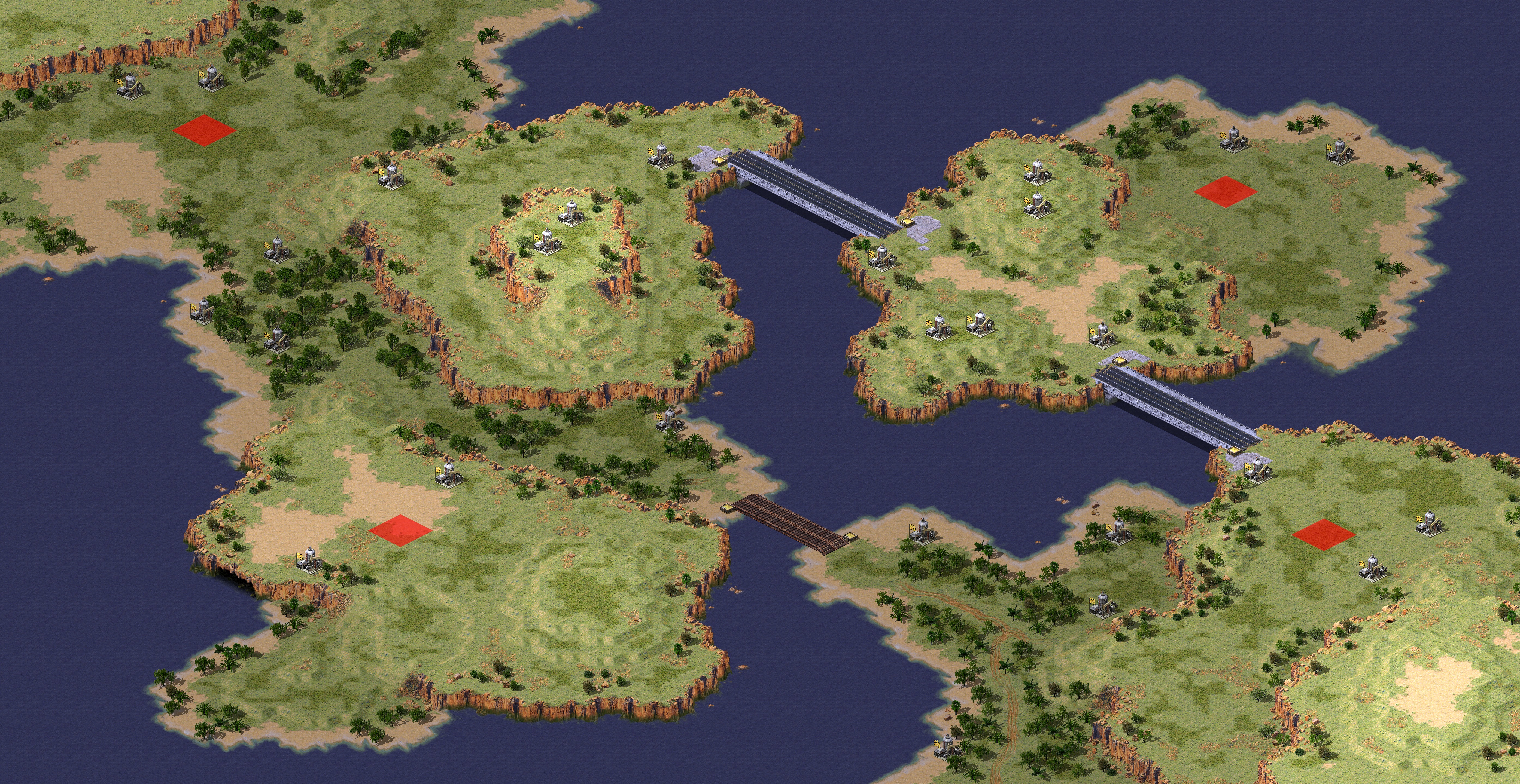 Rendered map: Hammer and Sickle