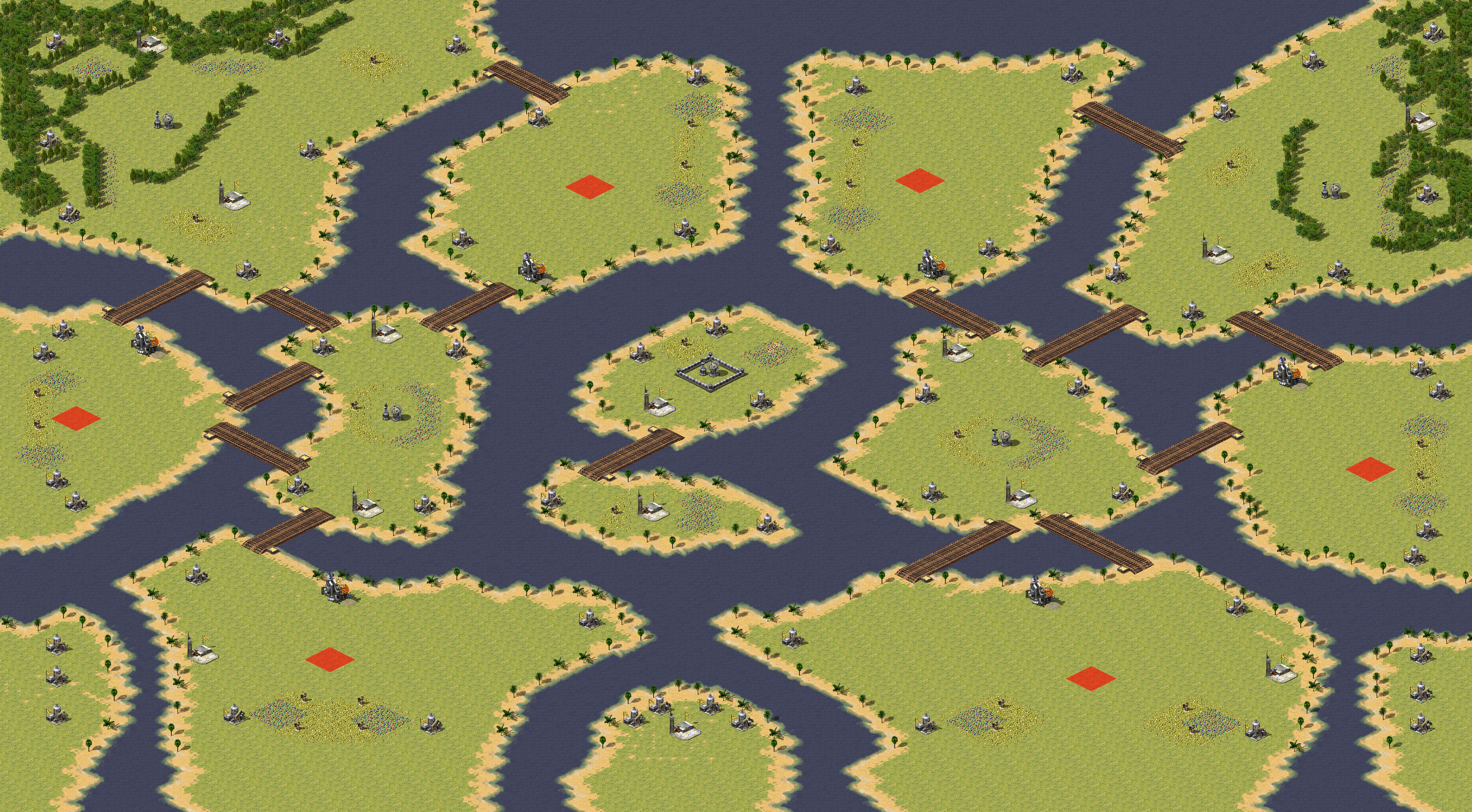 Rendered map: Beach Melee