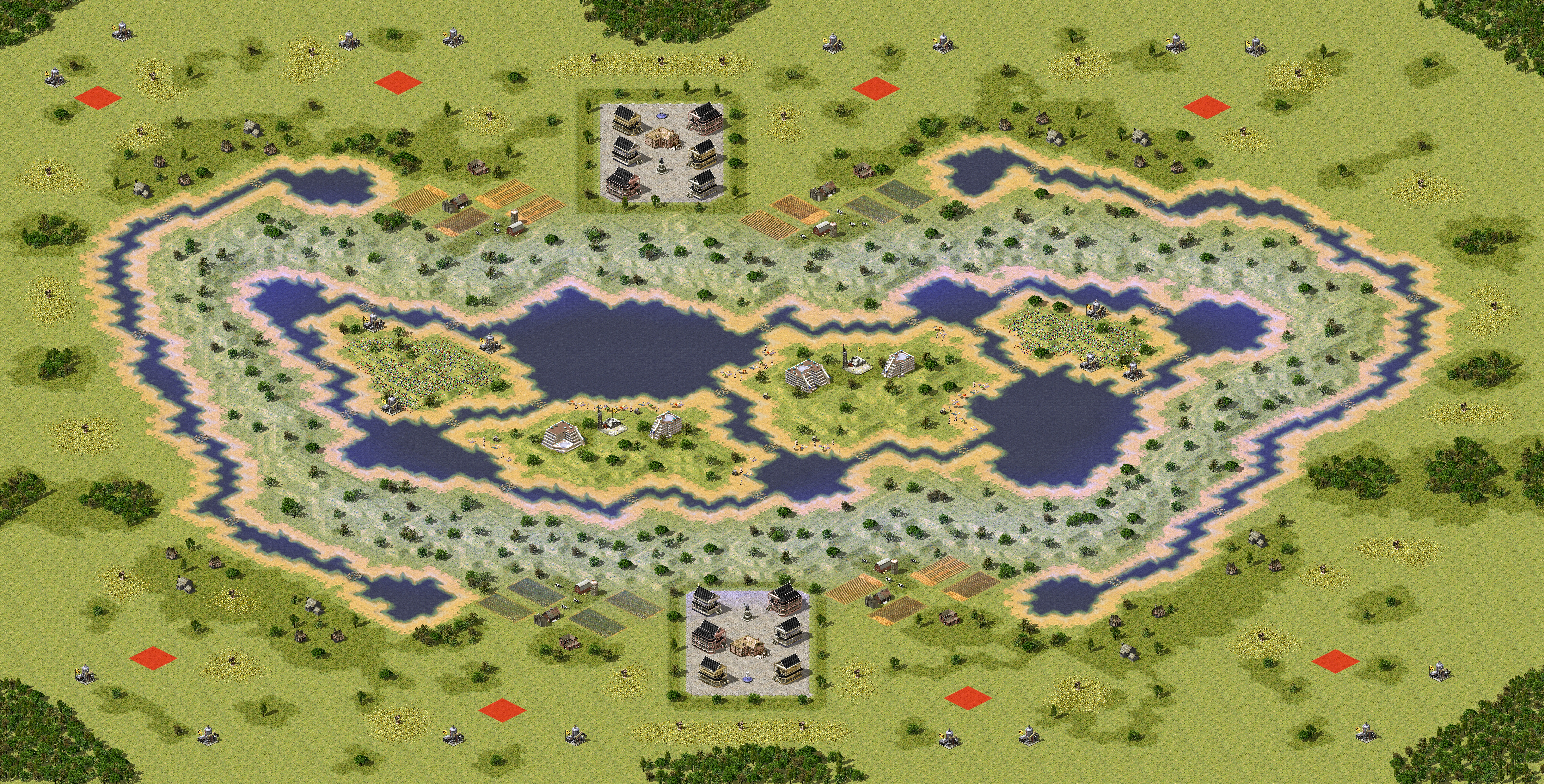 Rendered map: Blue Hills