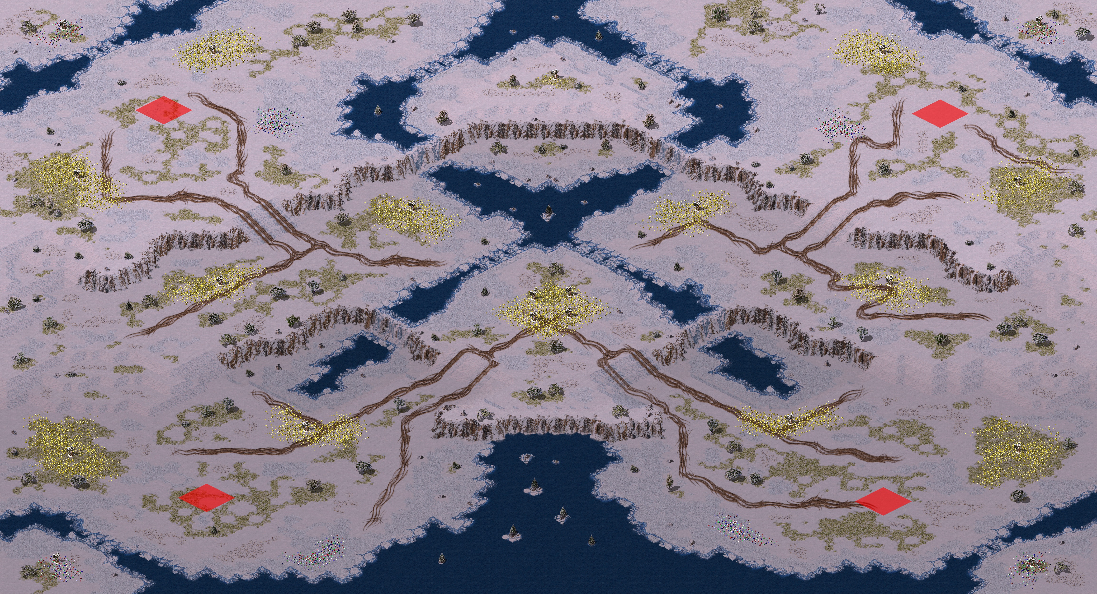 Rendered map: 萍水相逢(雪皮)