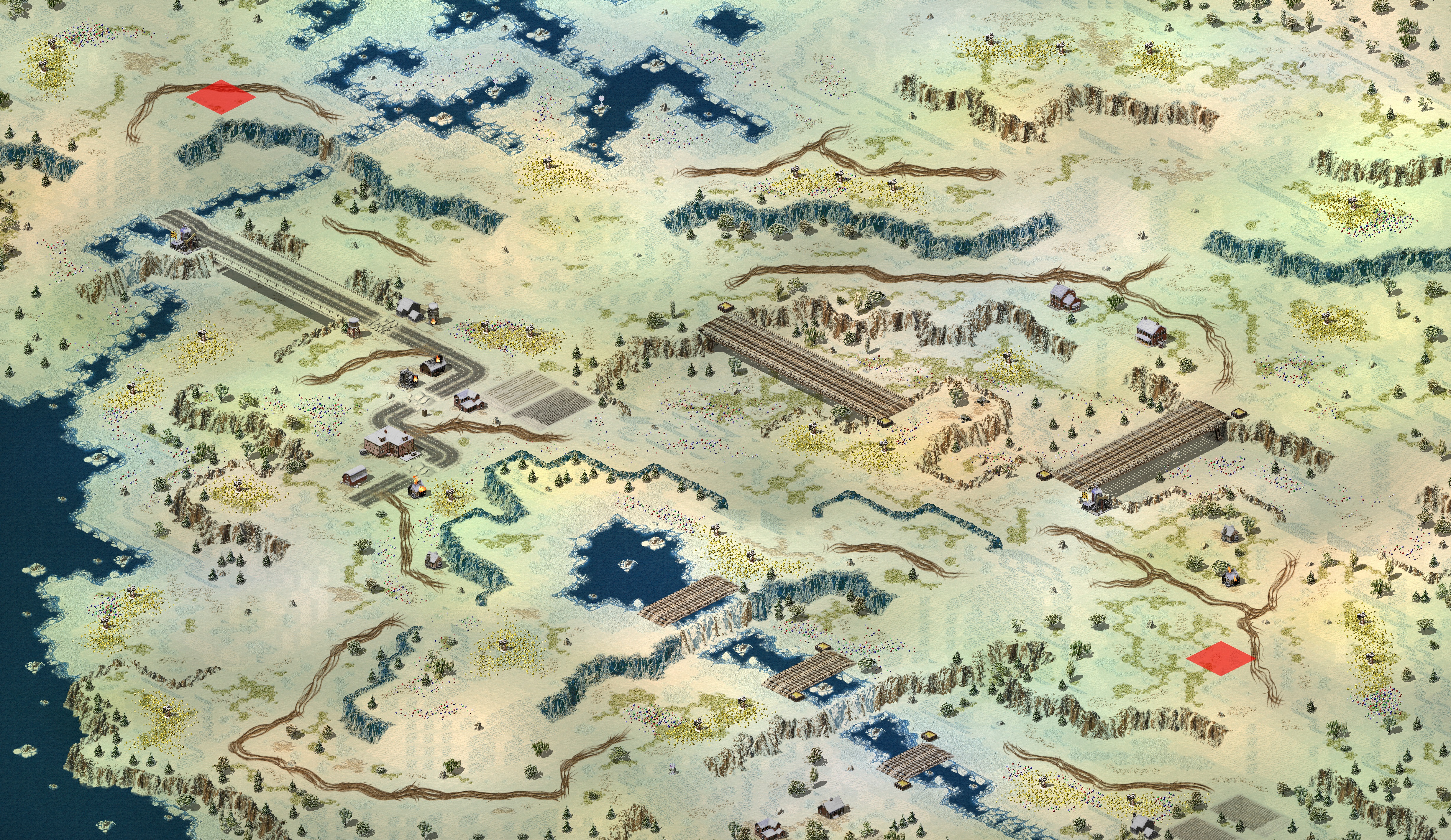 Rendered map: [2] Glacial Effect