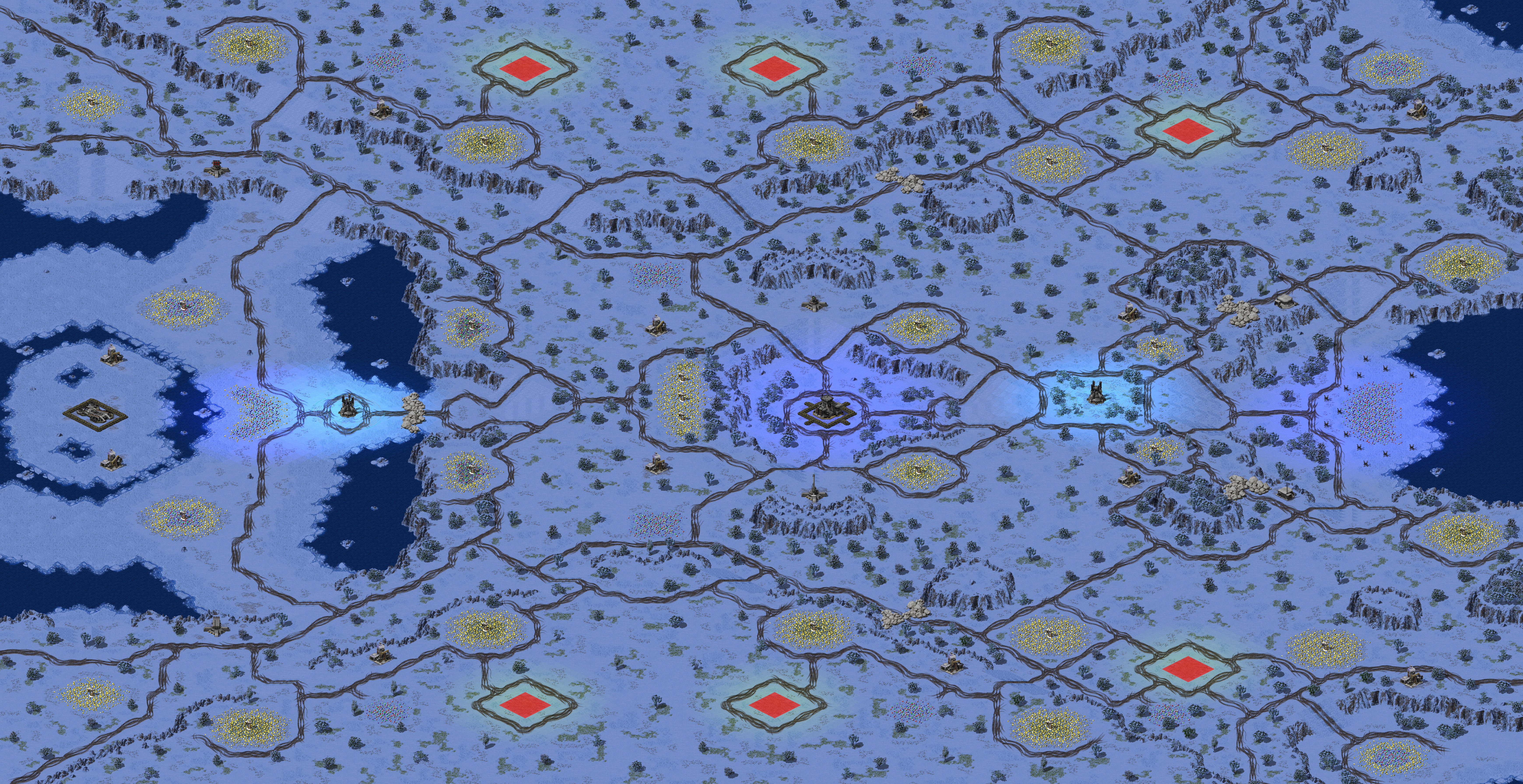 Rendered map: Blizzard Peaks