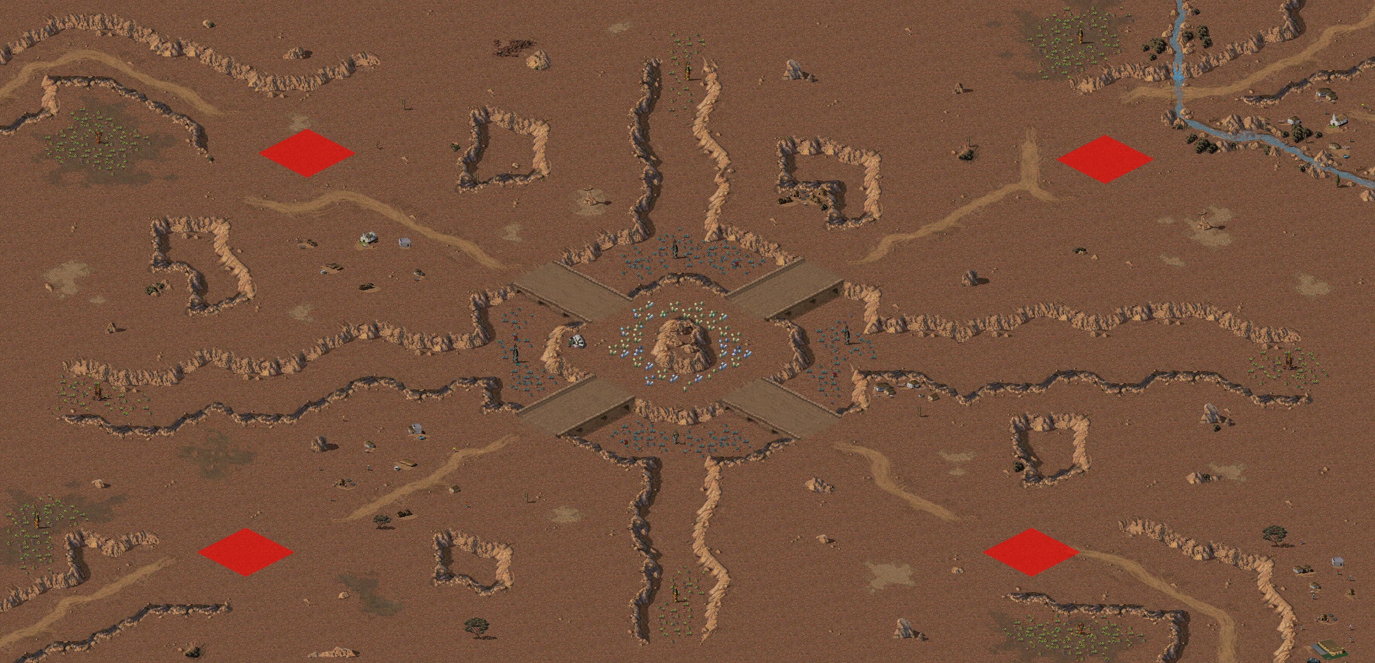 Rendered map: Desert Storm