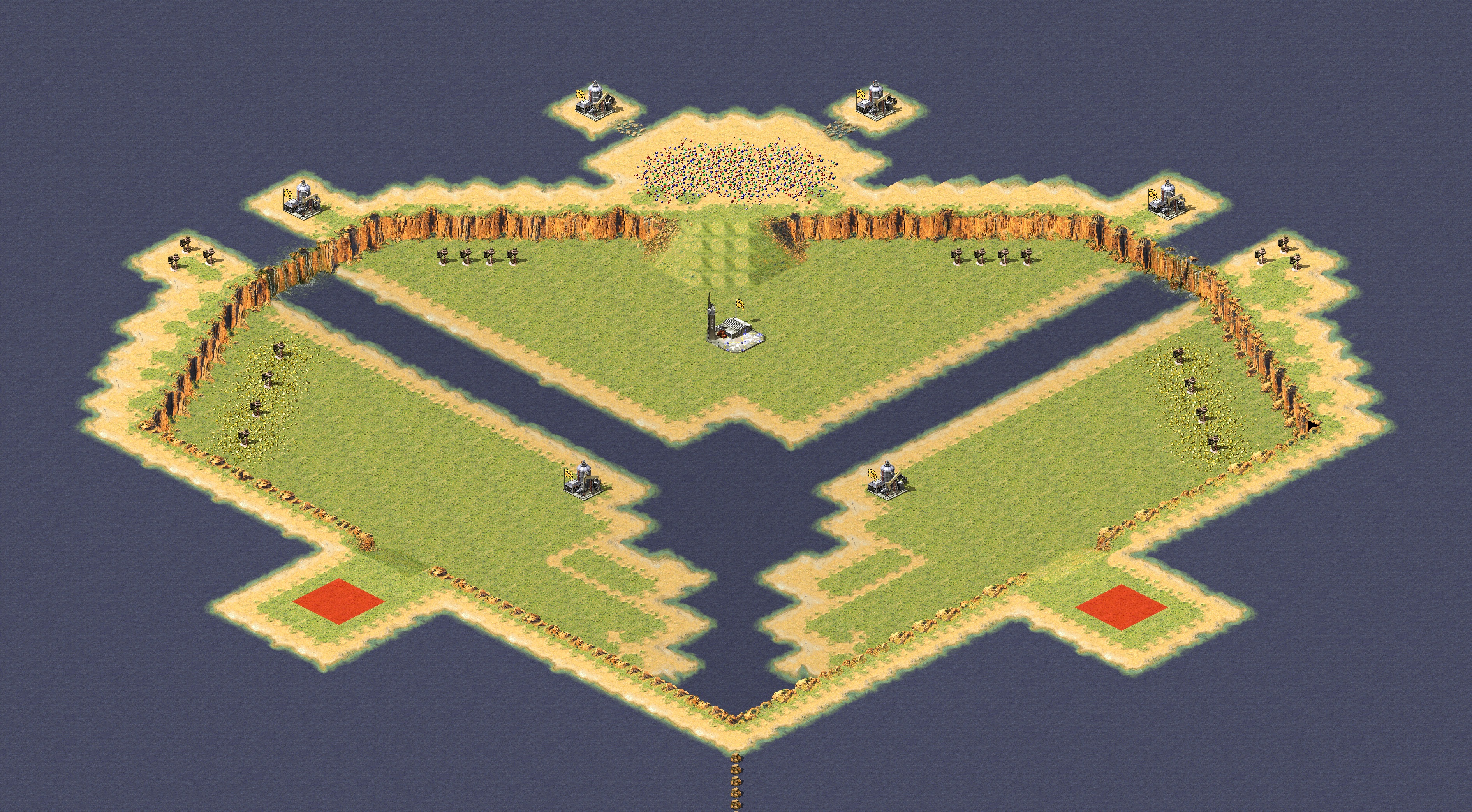 Rendered map: 1v1 Duel