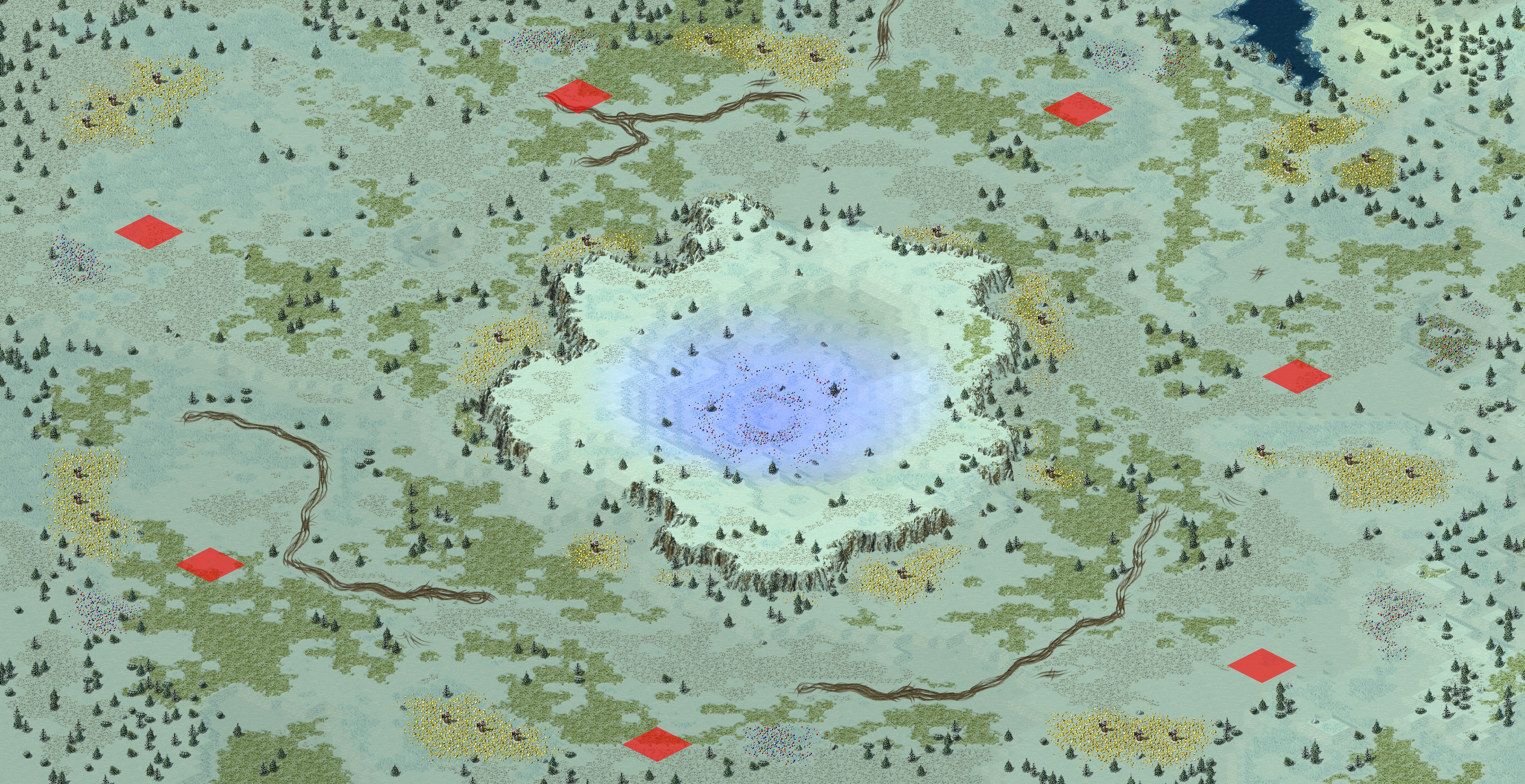 Rendered map: Snow Branch