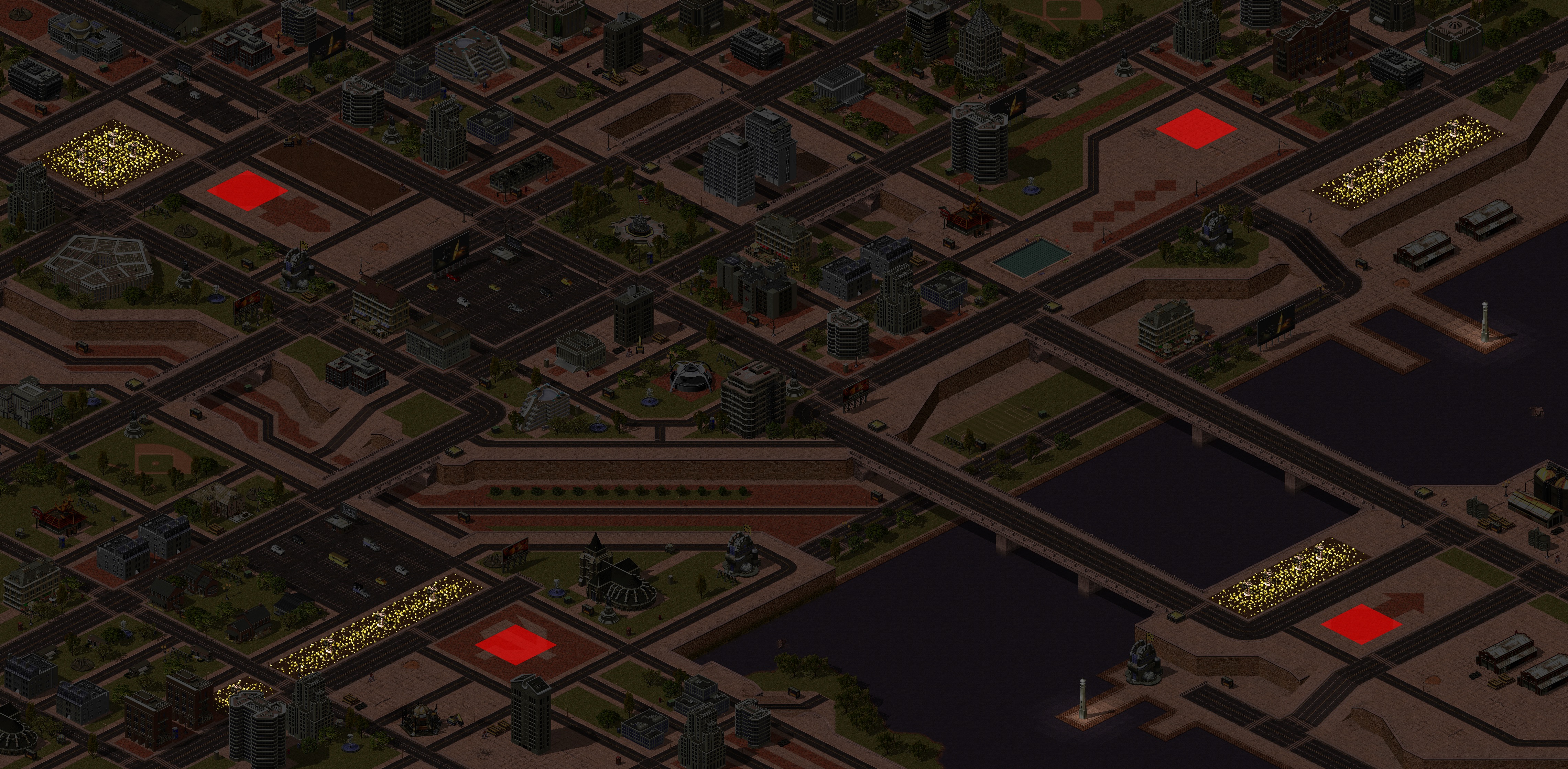 Rendered map: 城市的黄昏1