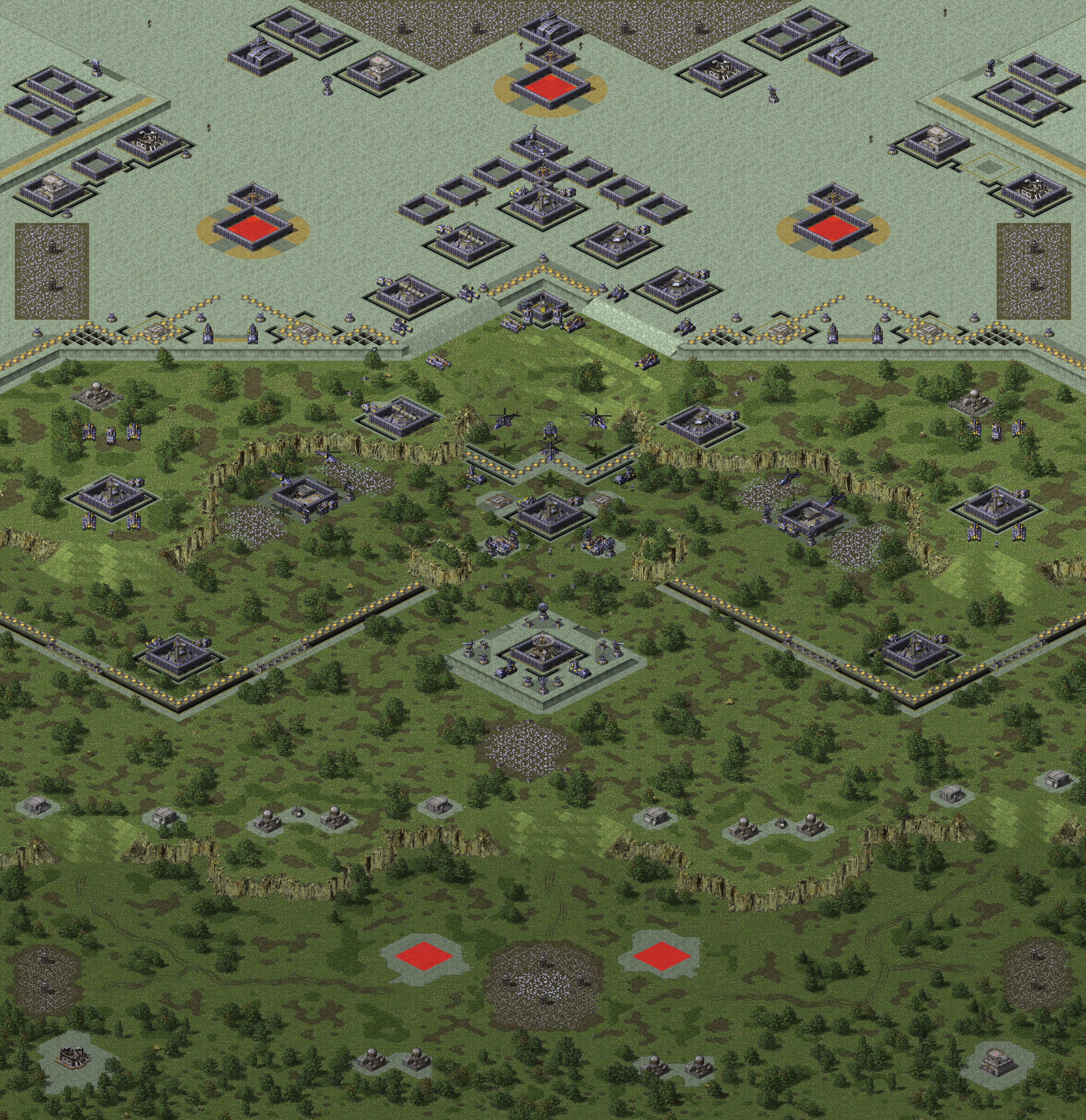 Rendered map: Thunderhill Challenge