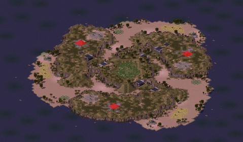 Rendered preview of Canyon Fodder Retro