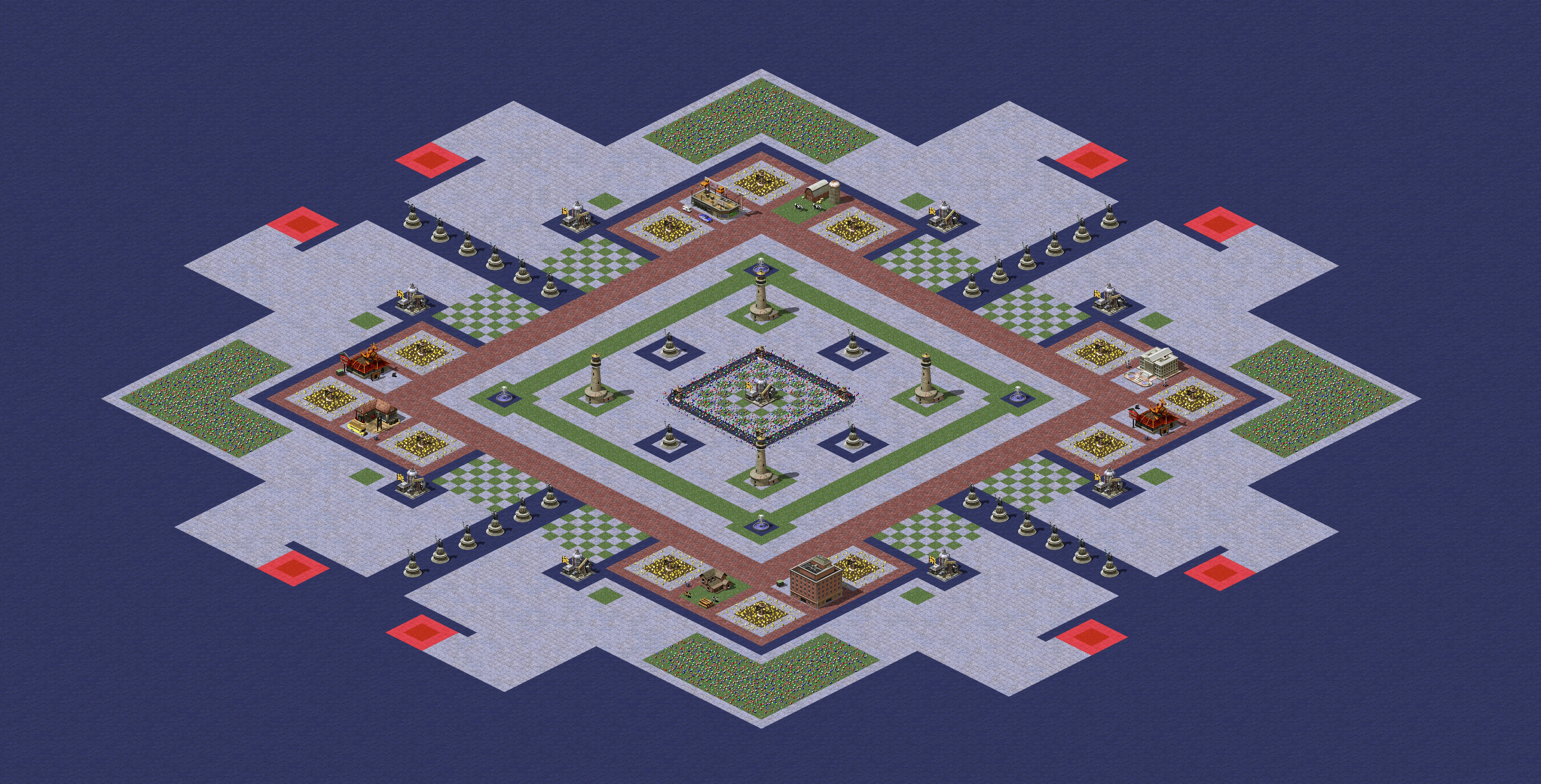 Rendered map: Beachside Town Patch of Land 2