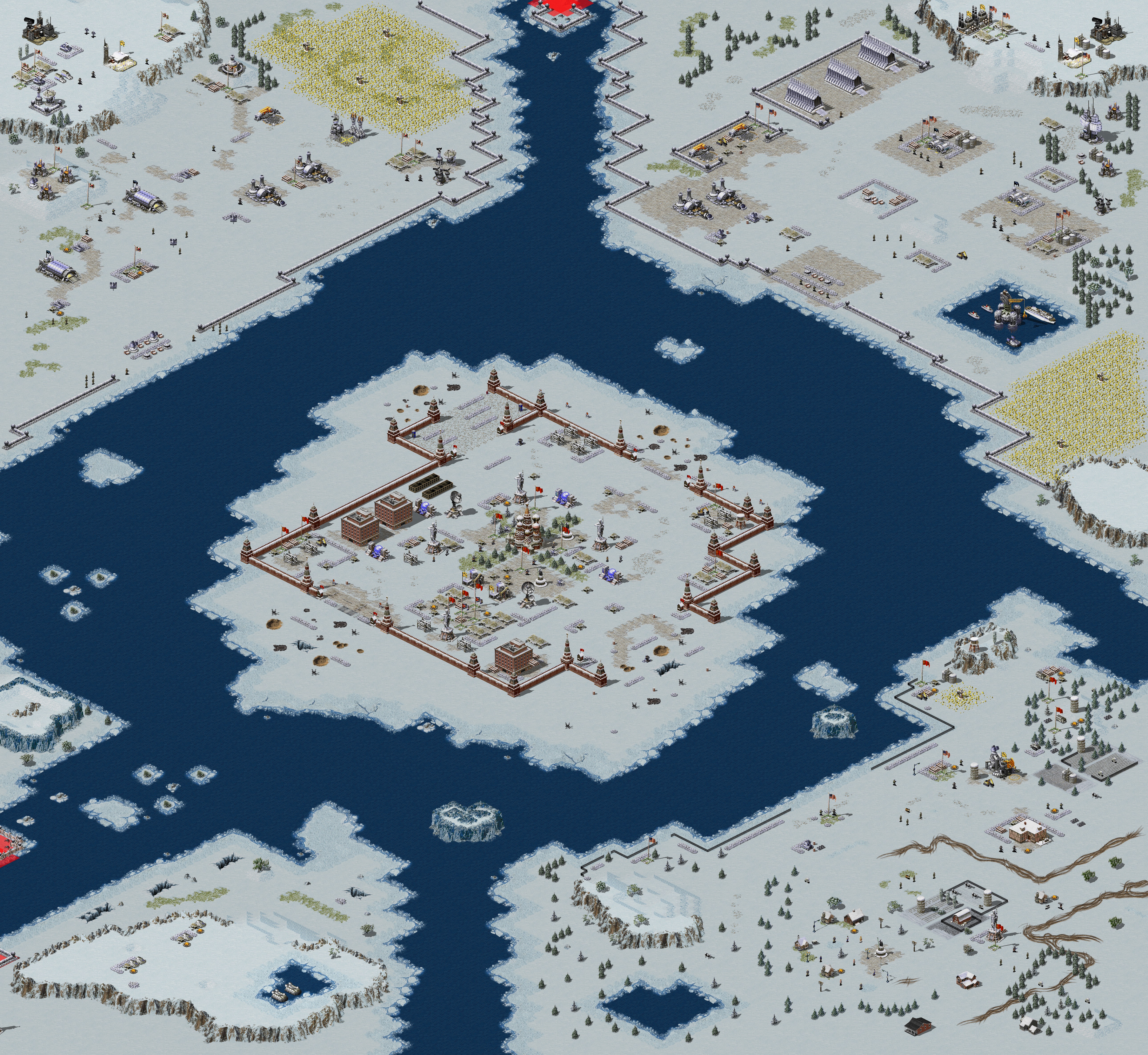 Rendered map: Defend-The-Fortress