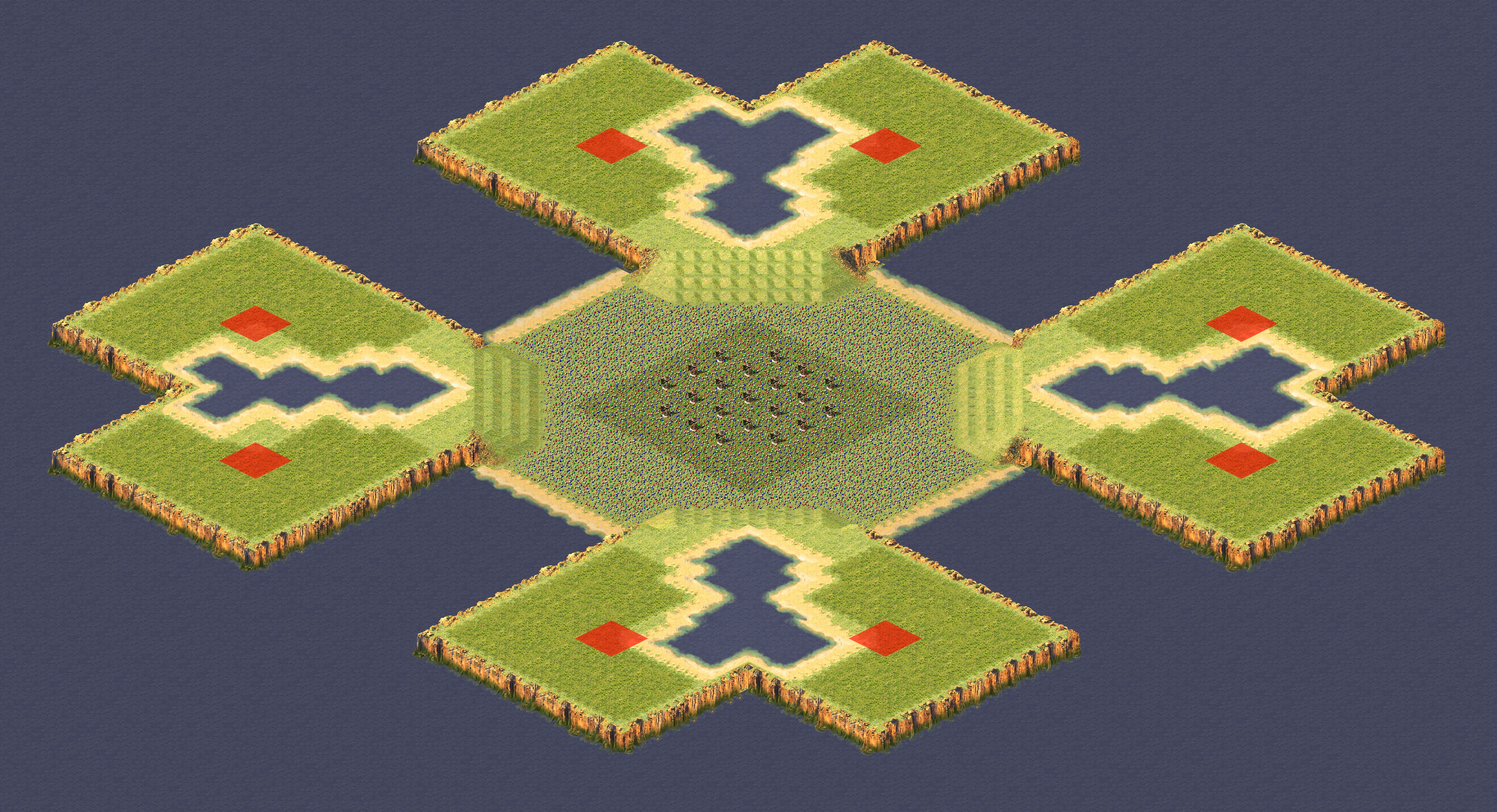 Rendered map: Thousand Blades