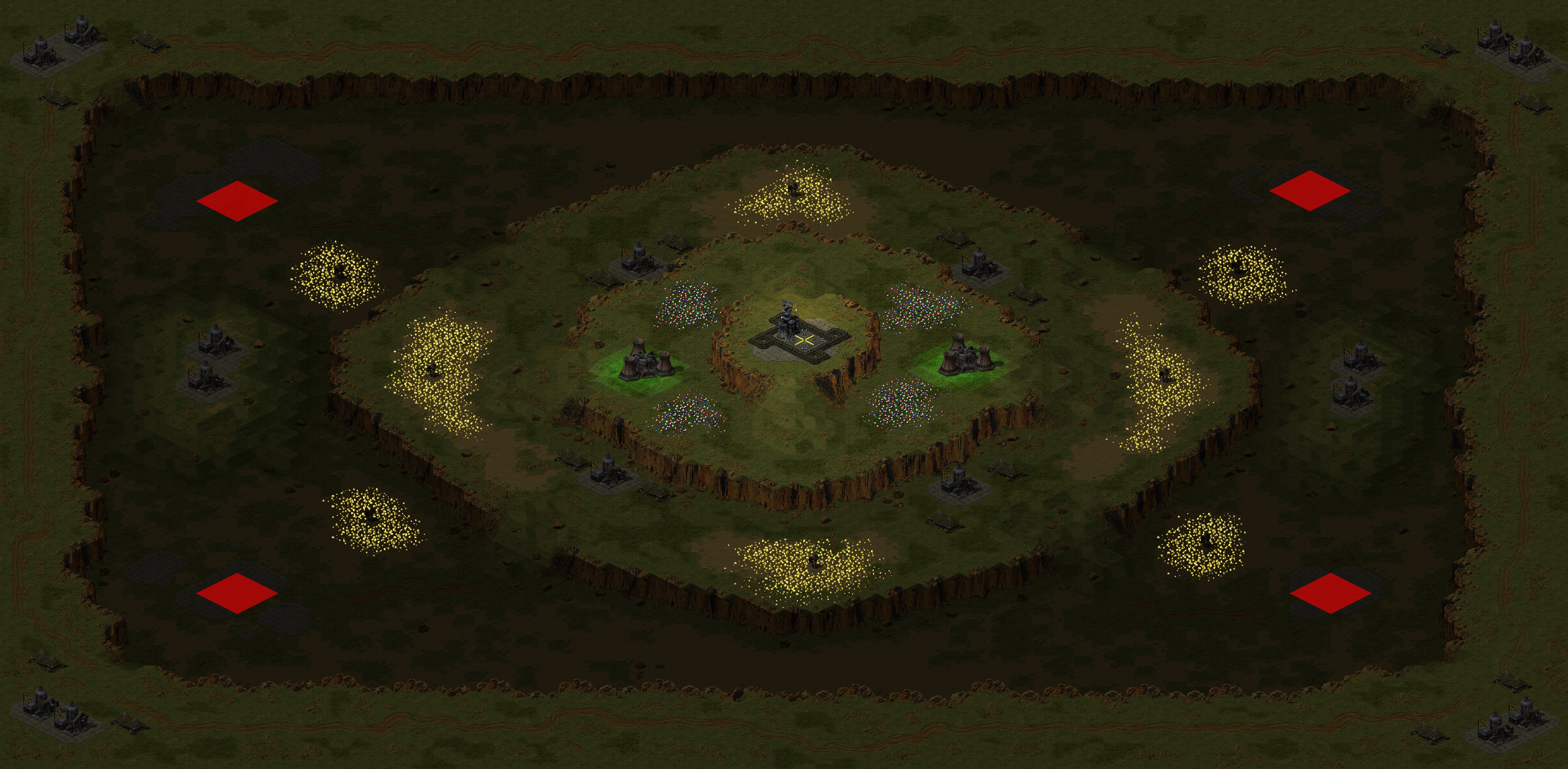 Rendered map: Tanya's training grounds(MIG)