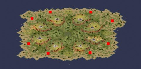 Rendered preview of Isolated Island Skirmish Patch