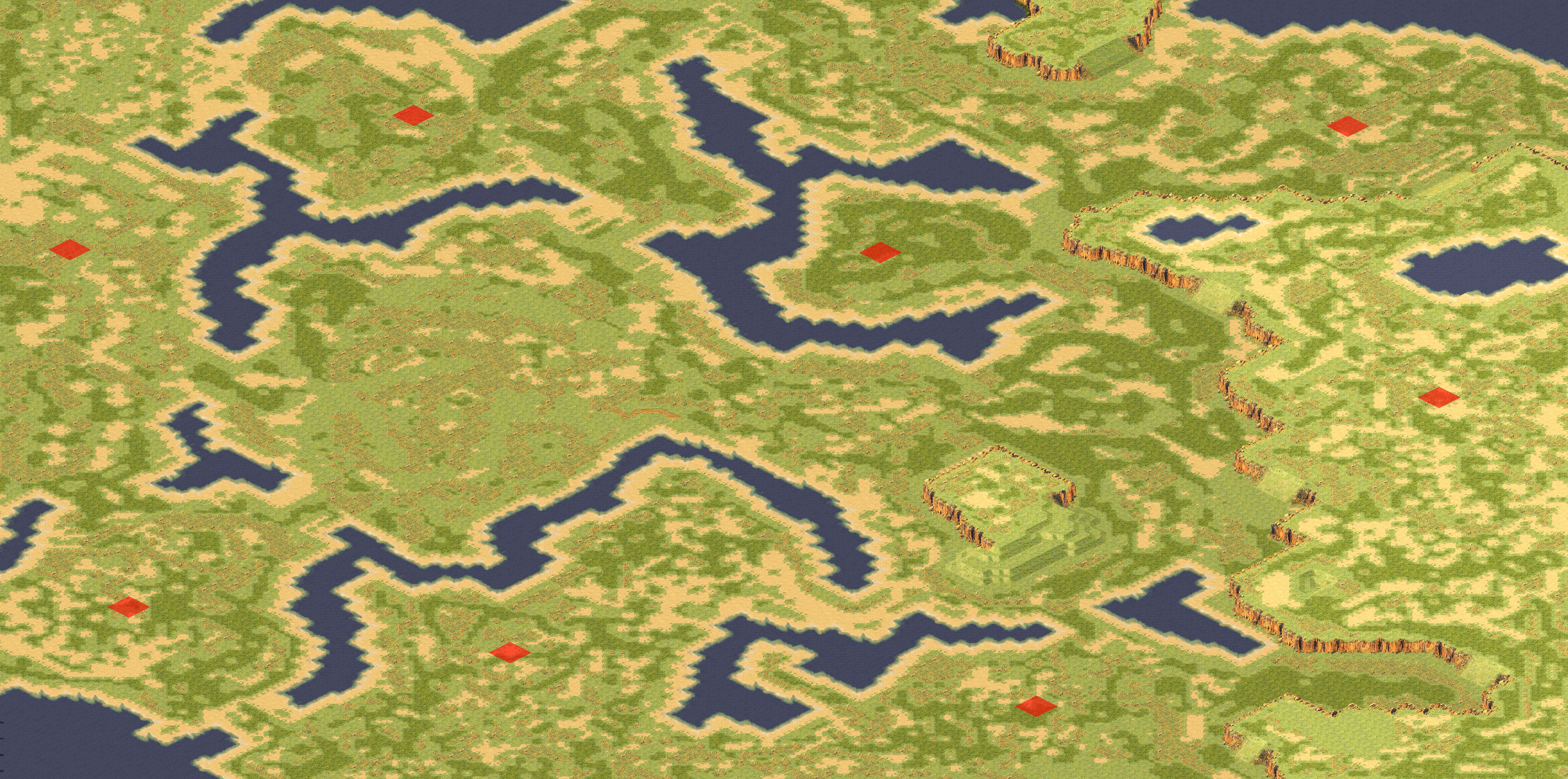 Rendered map: Tank War 3