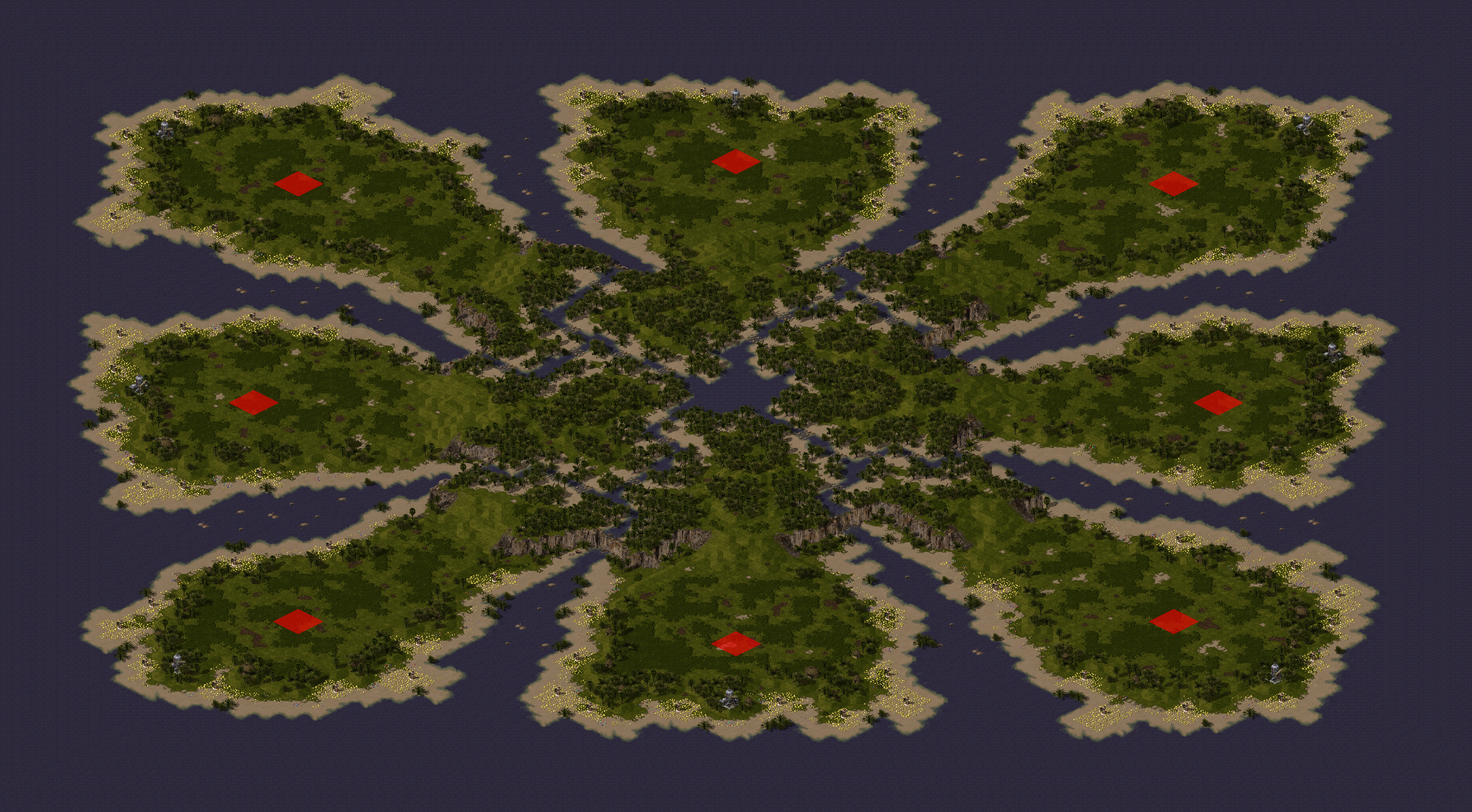 Rendered map: Jungle Warfare (8)
